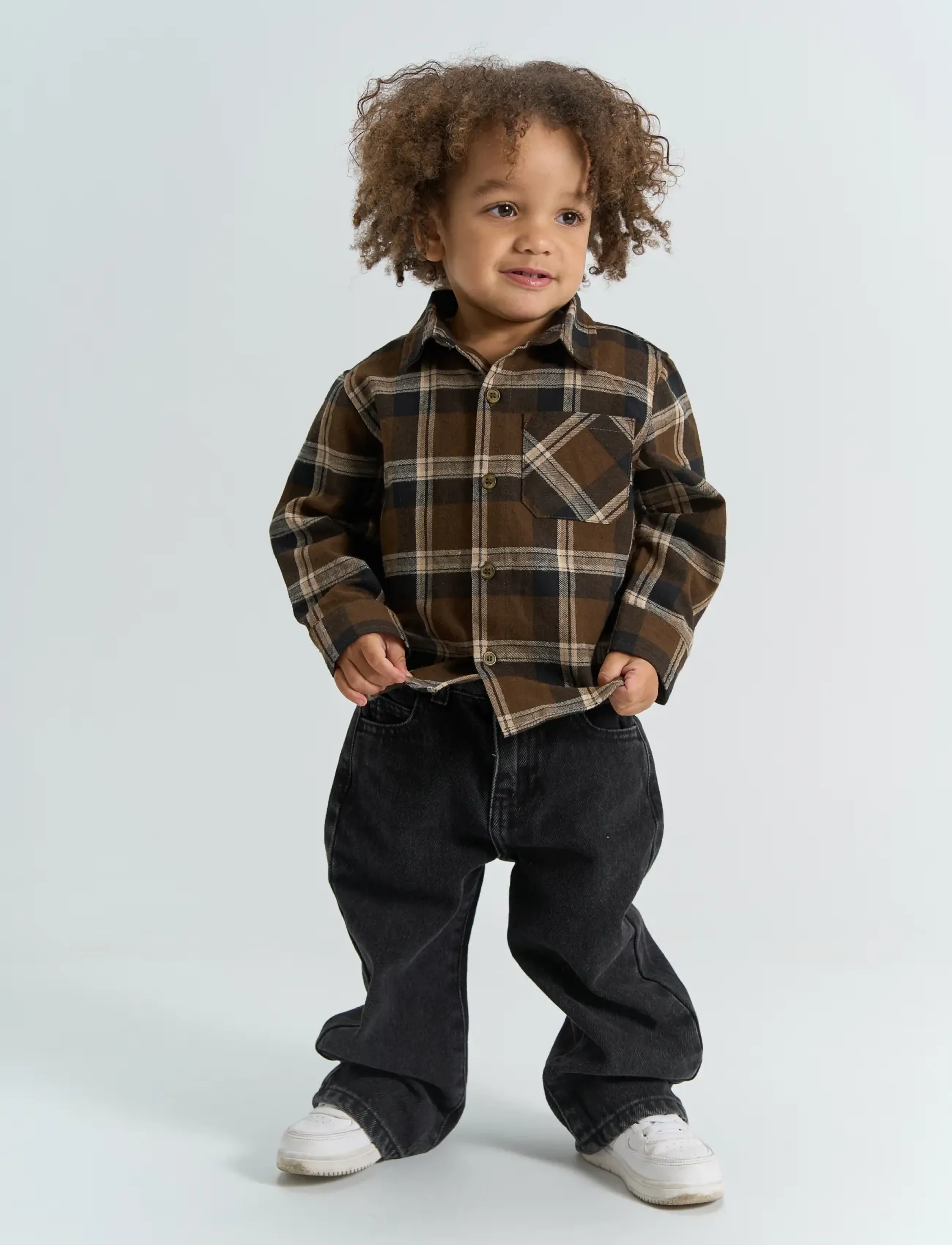 The New - TNSTYaki L_S Flannel Shirt - navy blazer check - 0