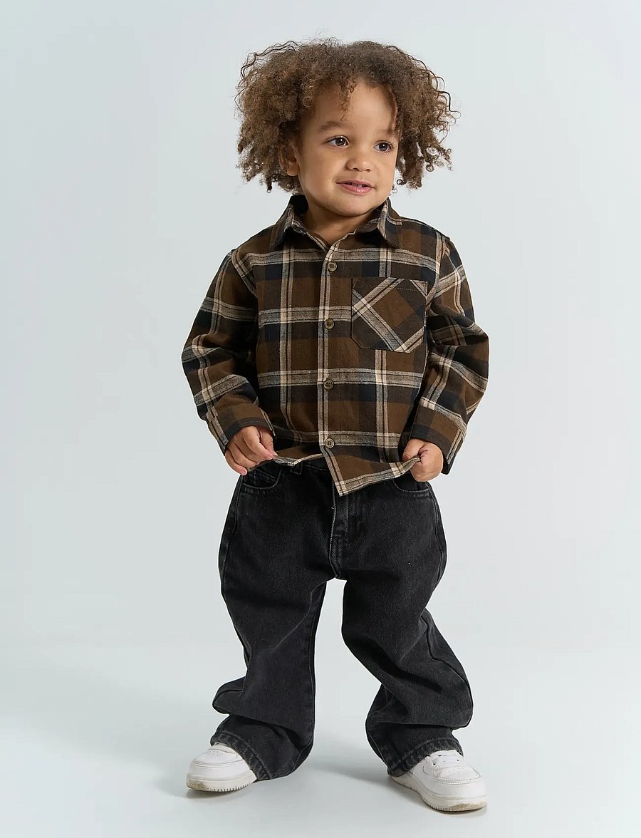 The New - TNSTYaki L_S Flannel Shirt - navy blazer check - 0