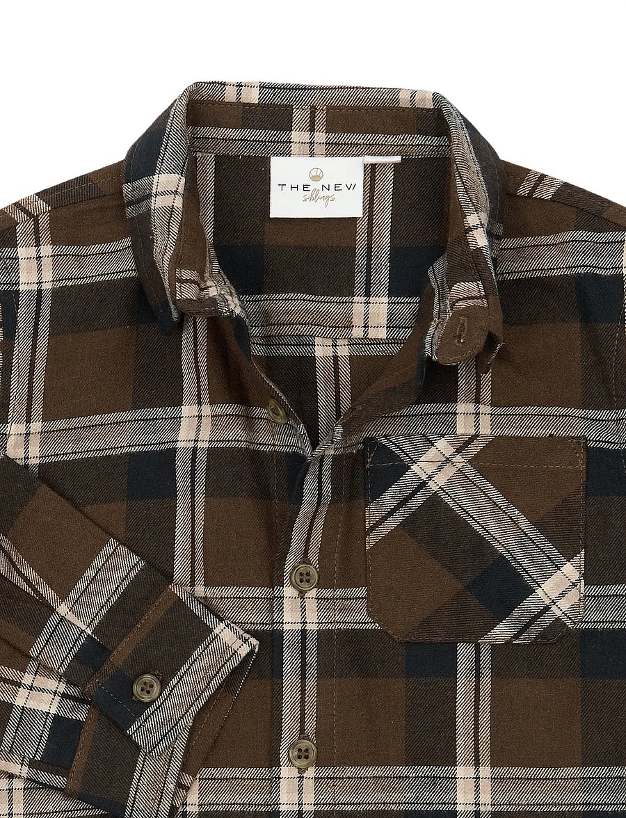 The New - TNSTYaki L_S Flannel Shirt - navy blazer check - 4