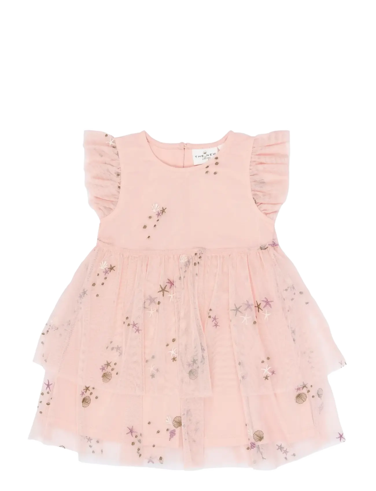 The New TNSTTulla S_L Dress - Kjoler & Nederdele - PEACH WHIP EMB / pink/rose