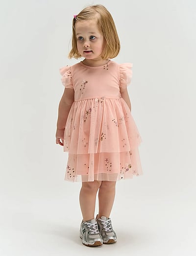 The New TNSTTulla S_L Dress - Sleeveless casual dresses - PEACH WHIP EMB / pink/rose