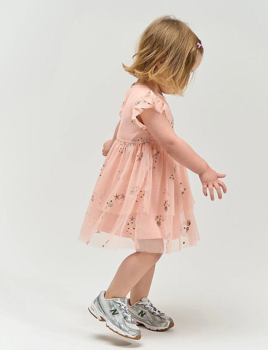 The New - TNSTTulla S_L Dress - robes pour bébés sans manches - peach whip emb - 3