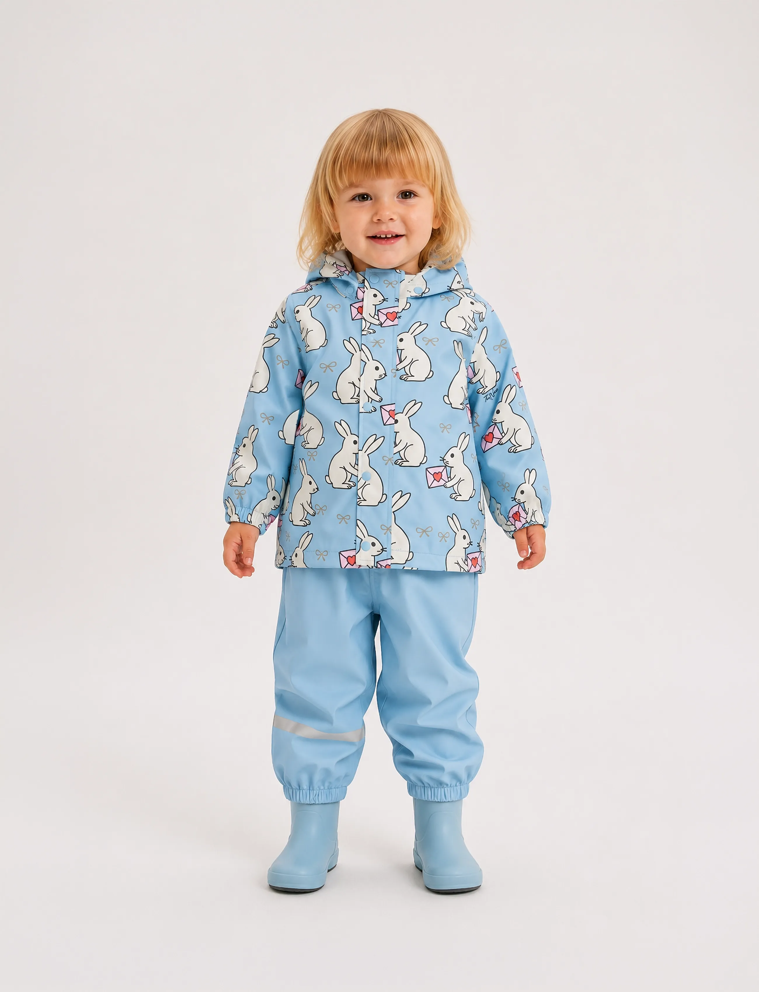 The New - TNSTUmma Rainwear Set - Üleriided - ashley blue aop - 0