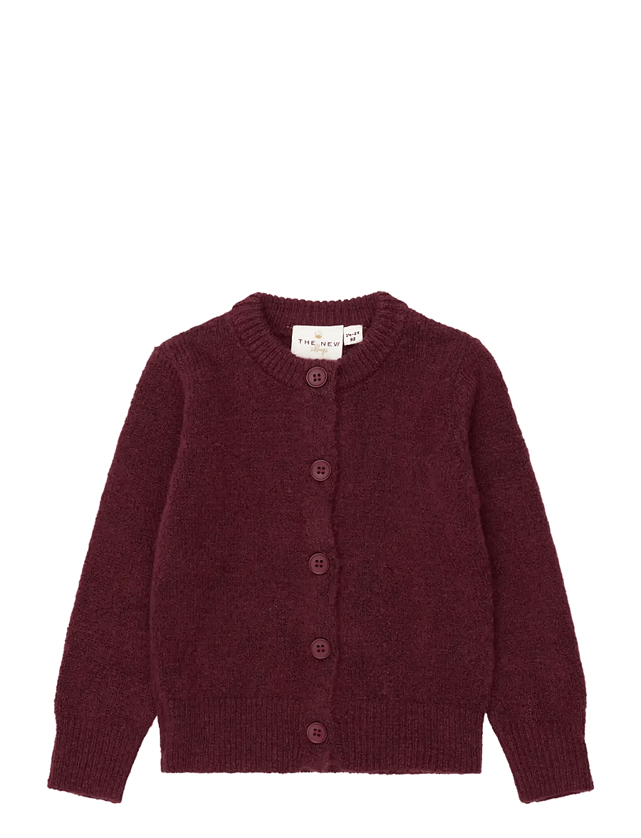 The New - TNSTVeri Knit Cardigan - leichte jacken - burgundy tn - 1