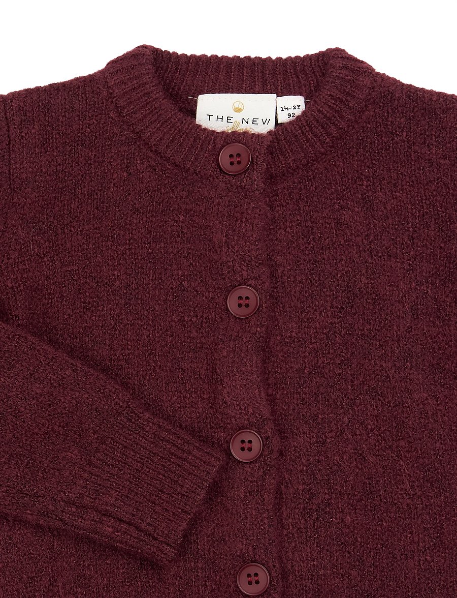 The New - TNSTVeri Knit Cardigan - leichte jacken - burgundy tn - 4