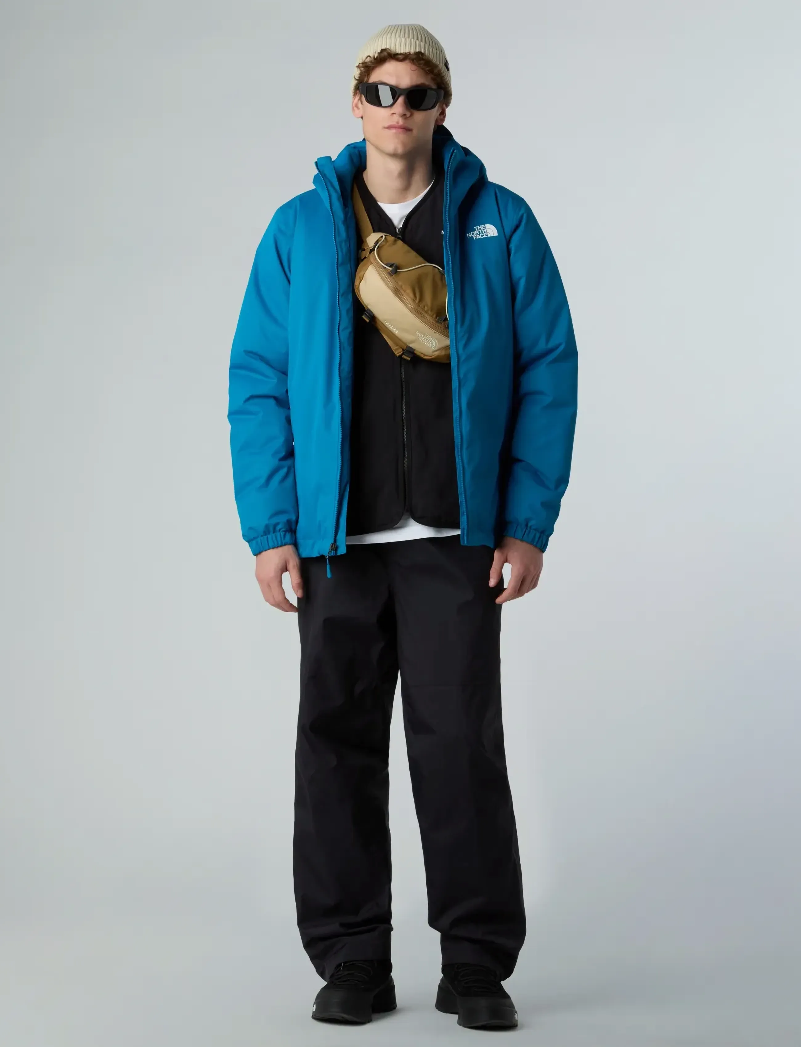 The North Face - M QUEST INSULATED JACKET - friluftsjackor - dusk blue dark heather - 3