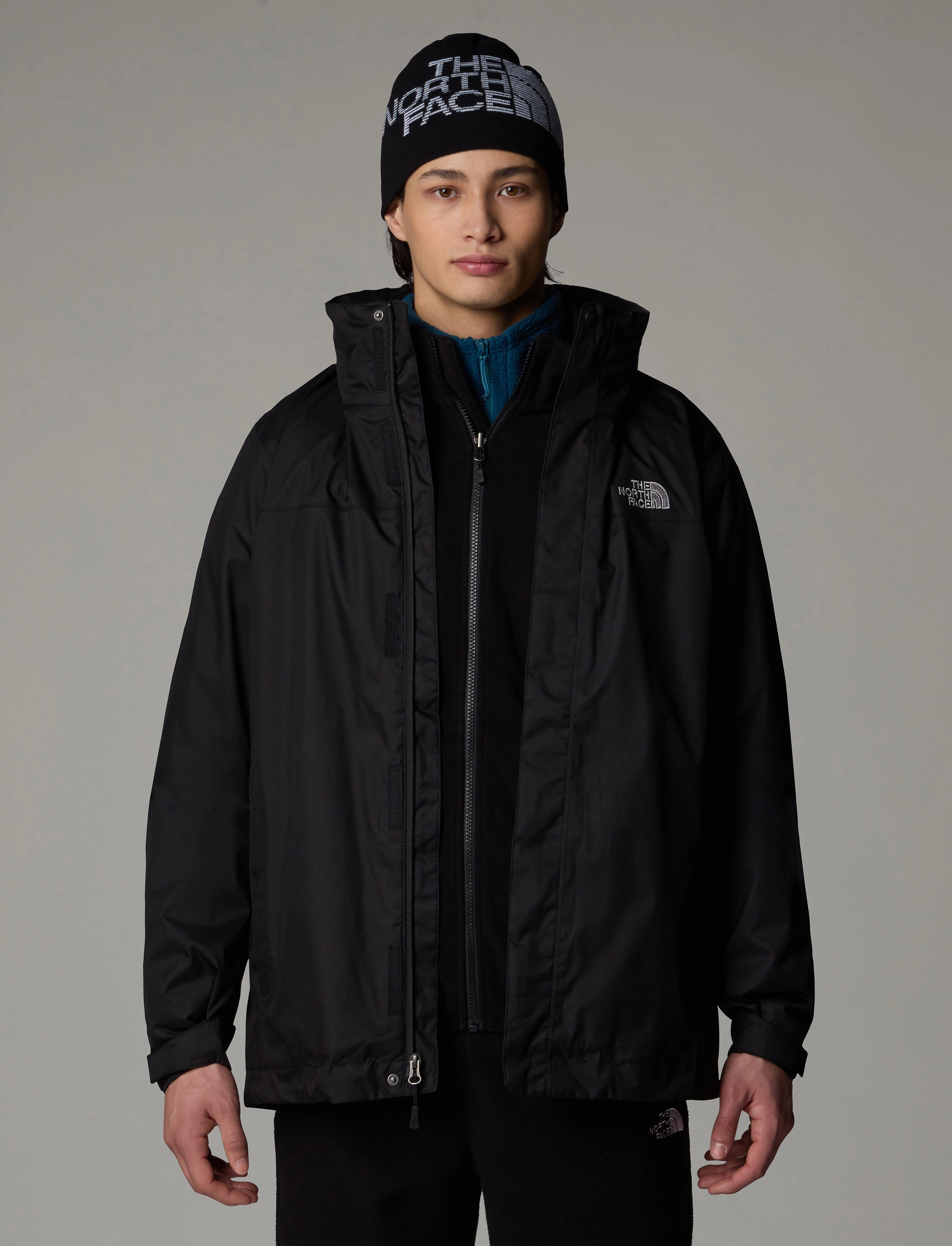 The North Face M Evolve Ii Triclimate Jacket Eu, Mænd, Triclimate Jakke, Sort, Str: S