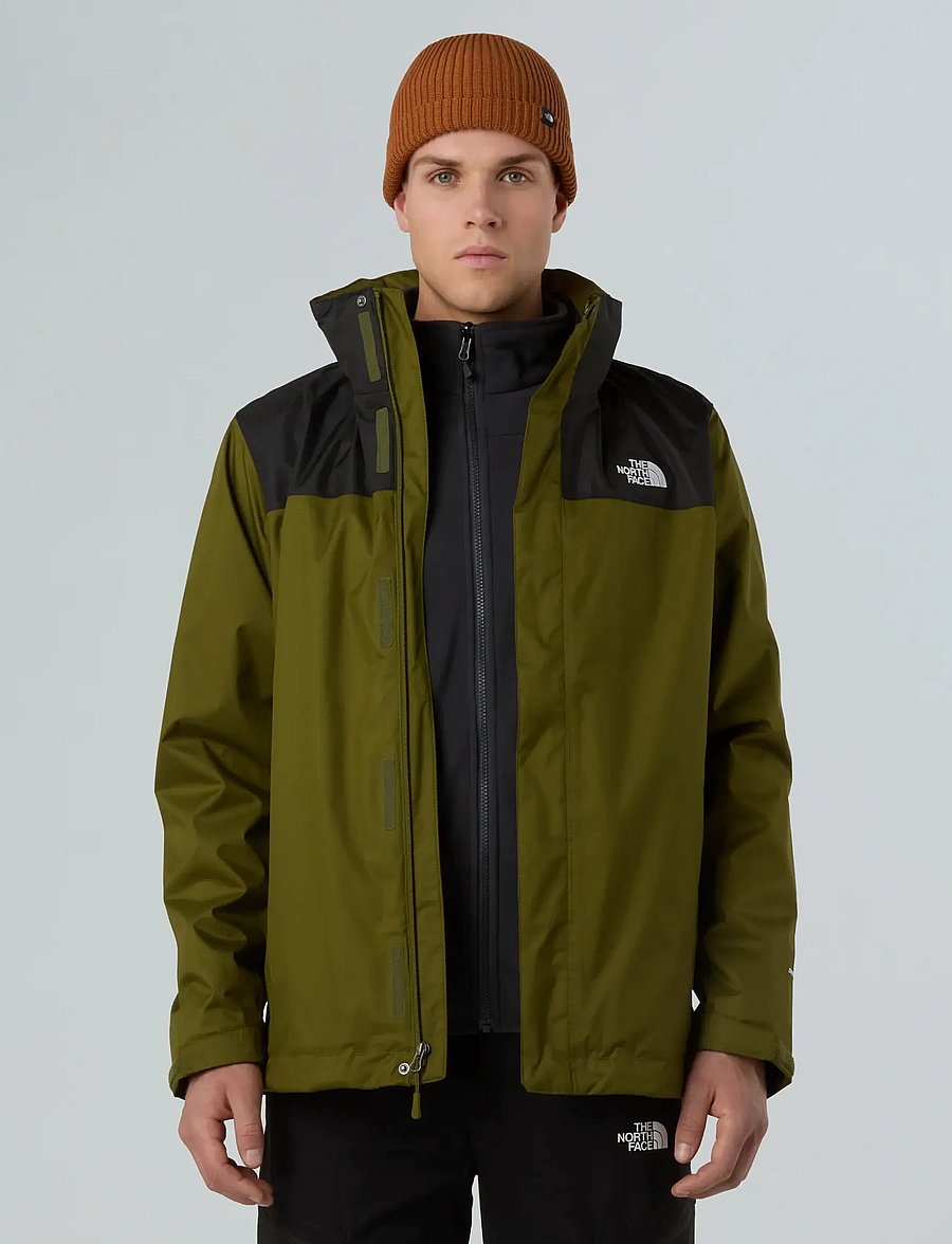 The North Face - M EVOLVE II TRICLIMATE JACKET - EU - friluftsjackor - forest olive/asphalt gr - 0