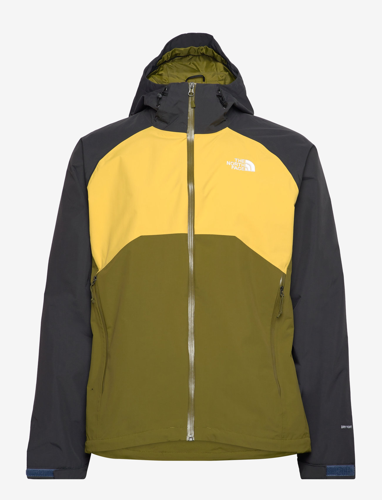 The North Face - M STRATOS JACKET - EU - forest olive/yellow sil - 0