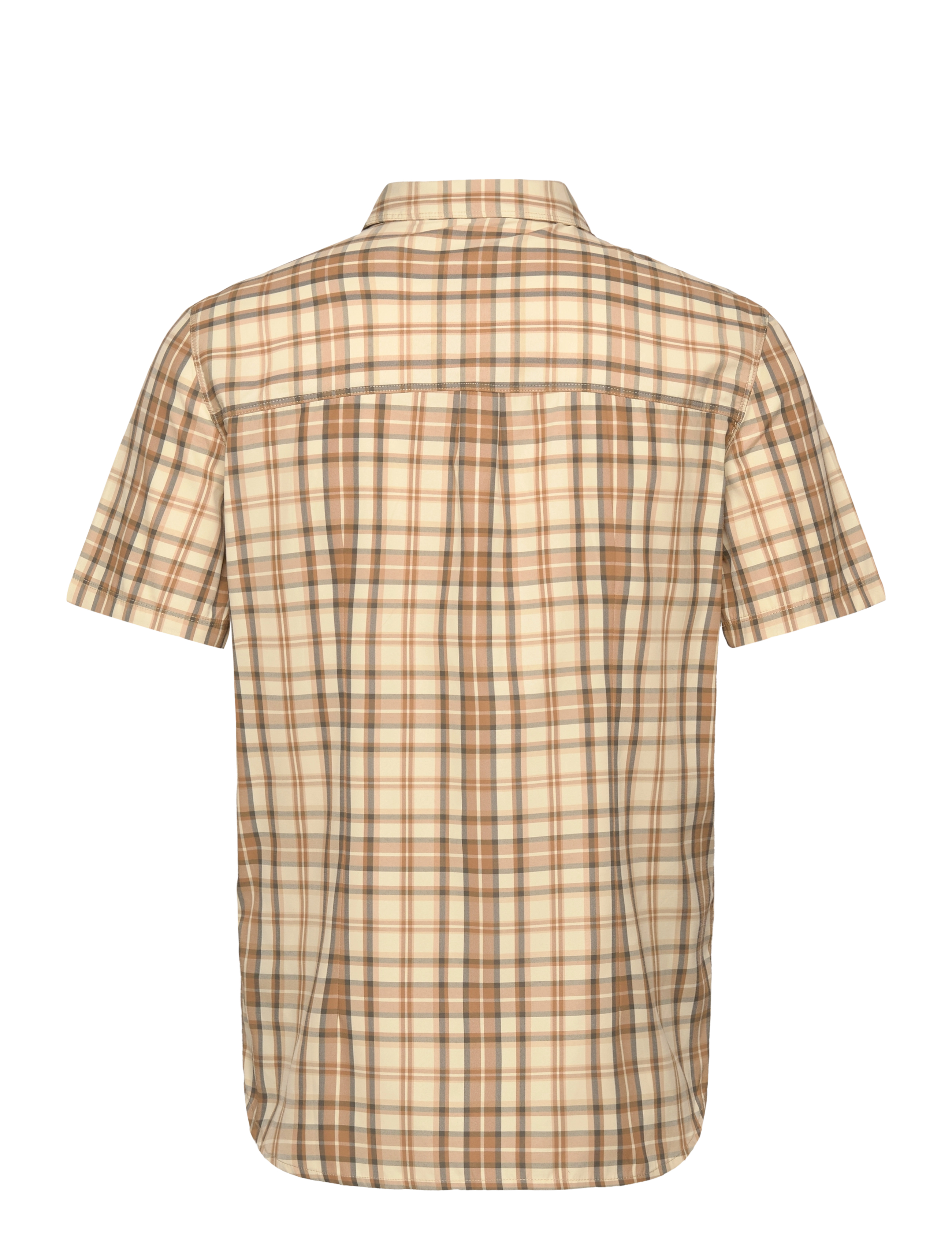 The North Face - M S/S PINE KNOT SHIRT-EU - khaki stone plaid - 1