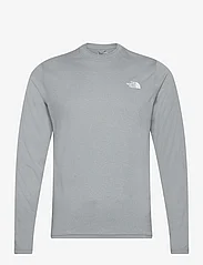 The North Face - M REAXION AMP L/S CREW - EU - mid grey heather - 0
