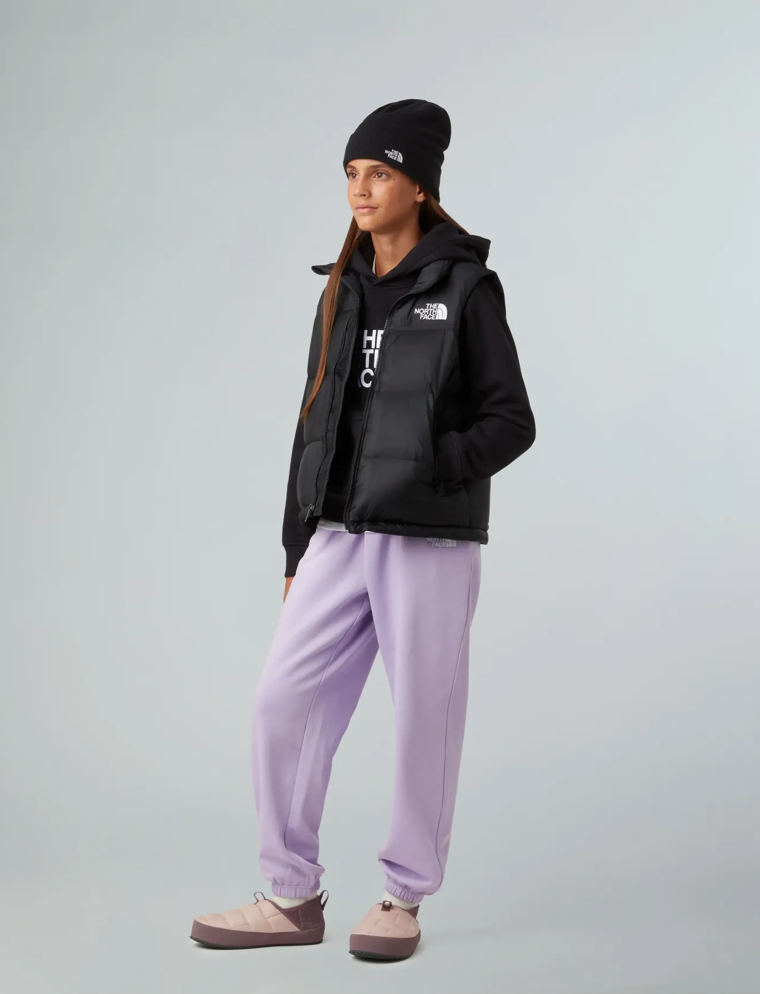 The North Face Y Thermoball Traction Mule Ii, Børn, Quiltet Mule, Pink, Str: 28