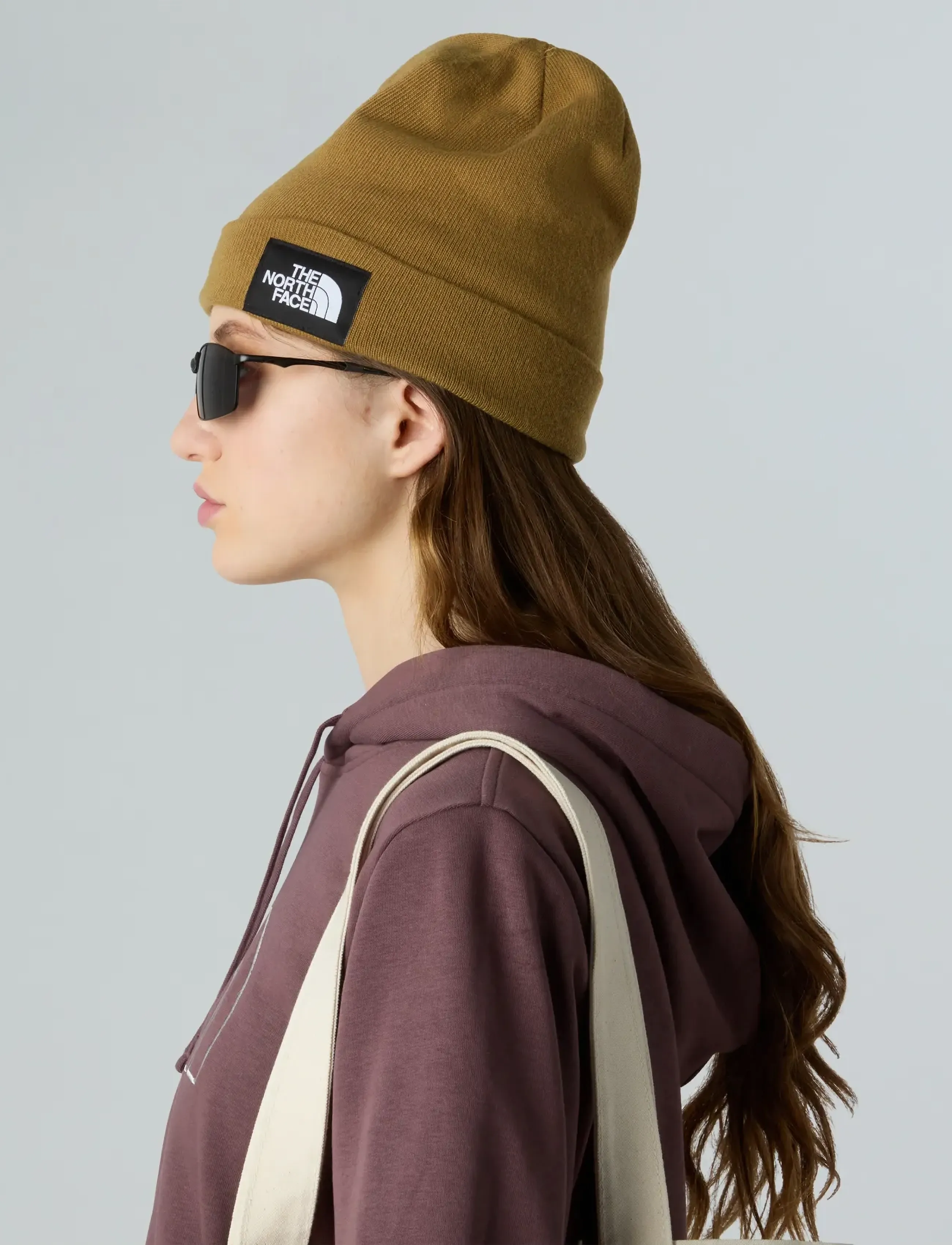 The North Face - DOCK WORKER RECYCLED BEANIE - shoppa efter stil - utility brown - 3