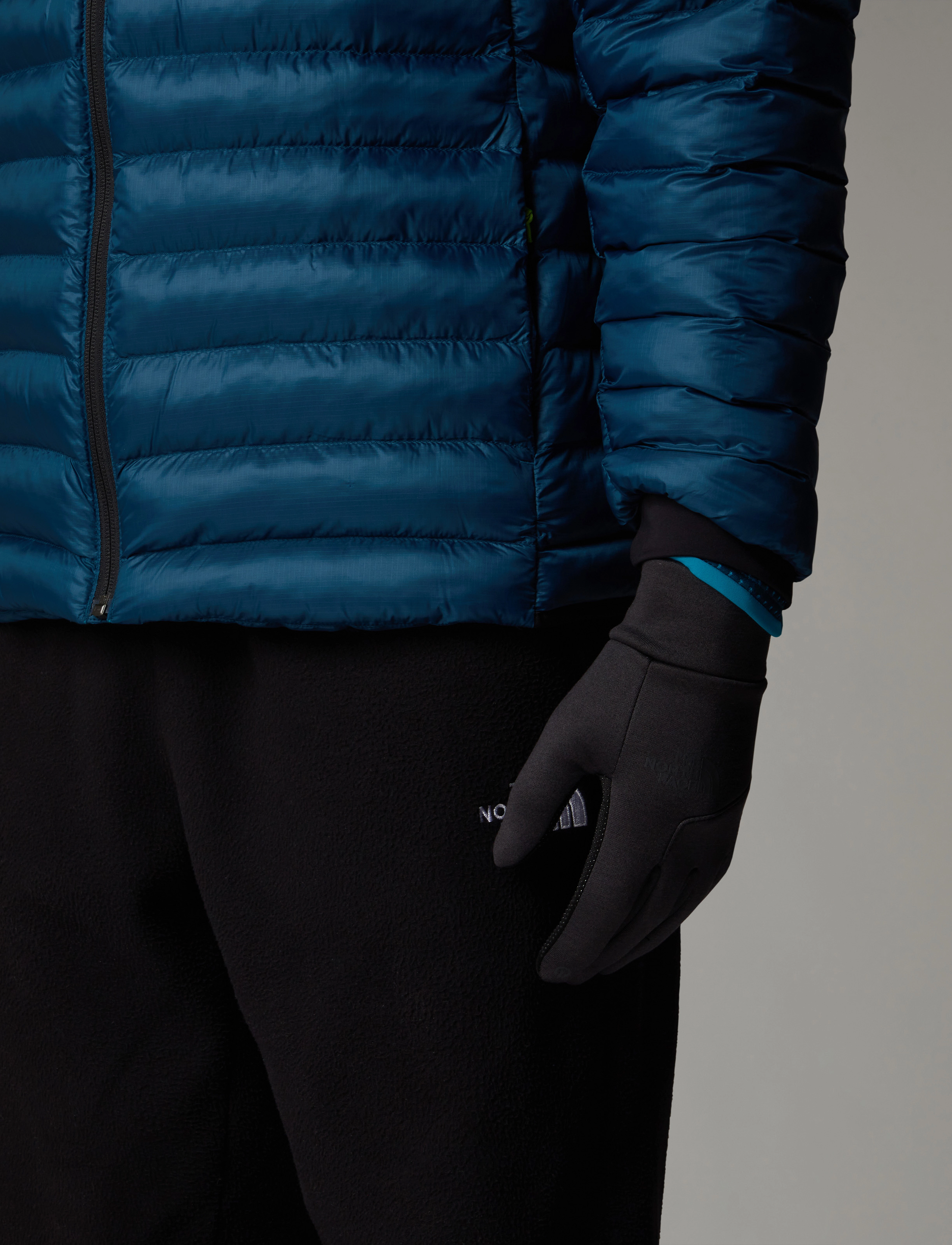 The North Face M ETIP HARDFACE GLOVE - Shoppa efter stil - TNF BLACK HEATHER / black