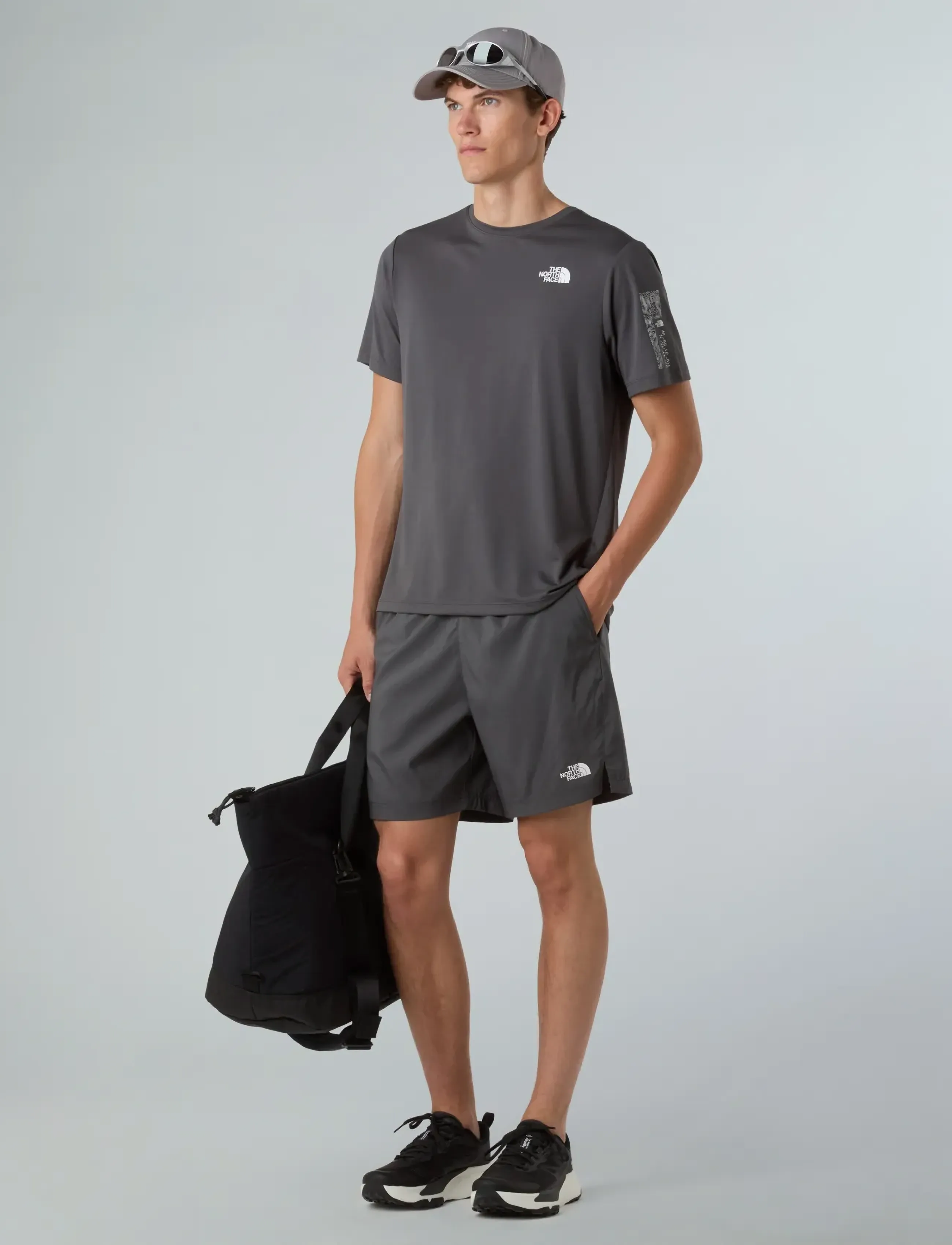 The North Face - M 24/7 7IN SHORT - trainingsshorts - anthracite grey/anthrac - 3