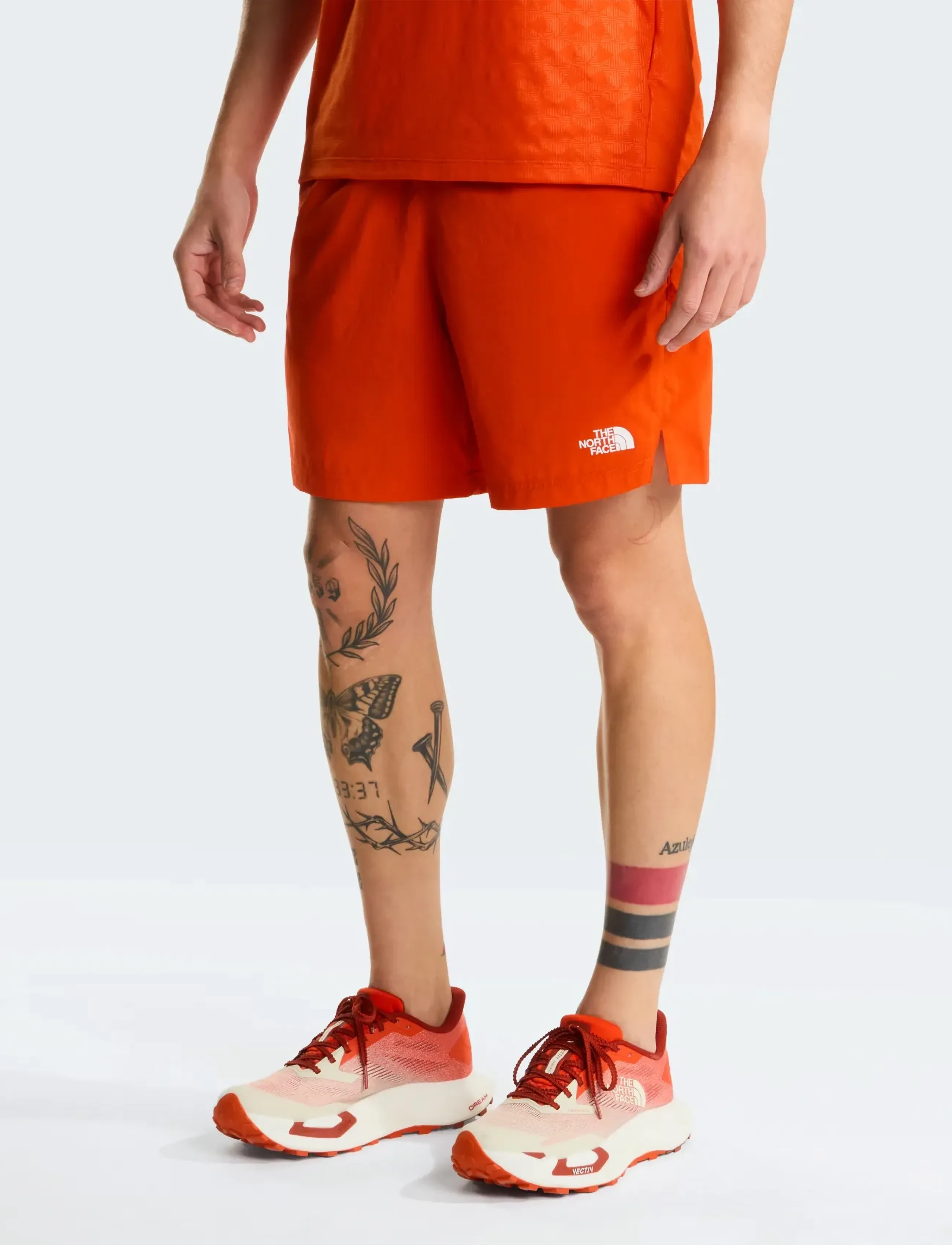The North Face M 24/7 7In Short, Mænd, Træningsshorts, Orange, Str: XXL