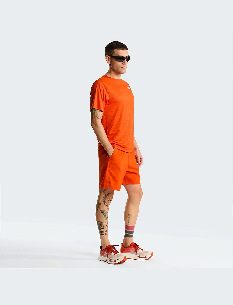 The North Face - M 24/7 7IN SHORT - lühikesed treeningpüksid - lava red - 3
