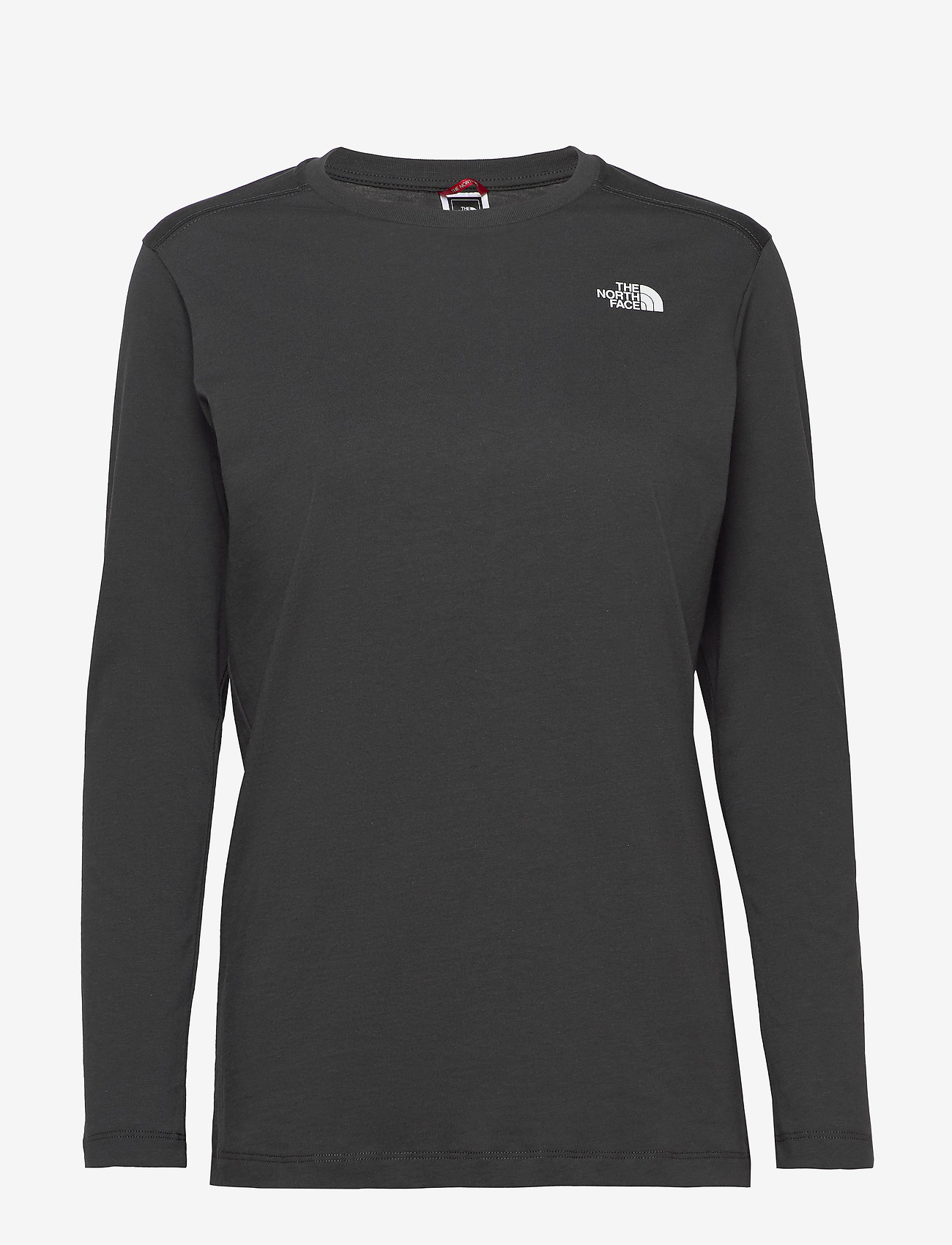 The North Face - W L/S SIMPLE DOME TEE-EU - asphalt grey - 0
