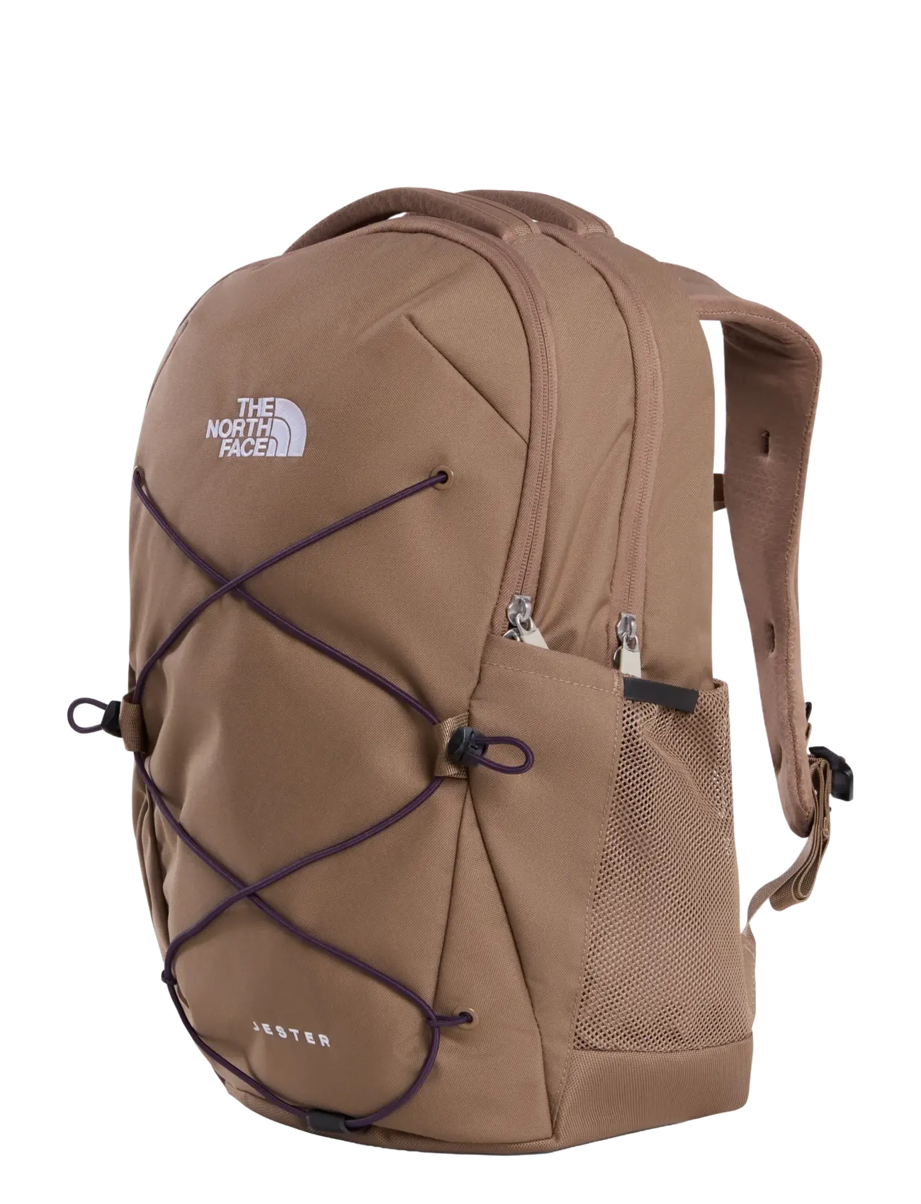 The North Face W JESTER - Spordiseljakotid - GARNET/ENDLESS DUSK / beige