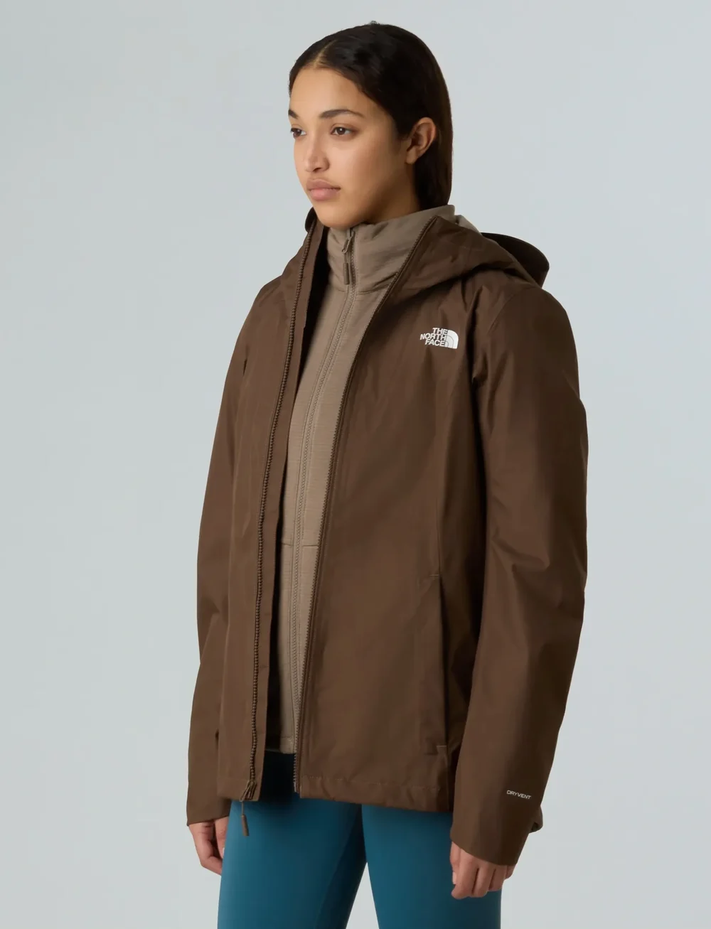 The North Face - W QUEST TRICLIMATE - EU - välijoped - smokey brown/mocha brow - 0