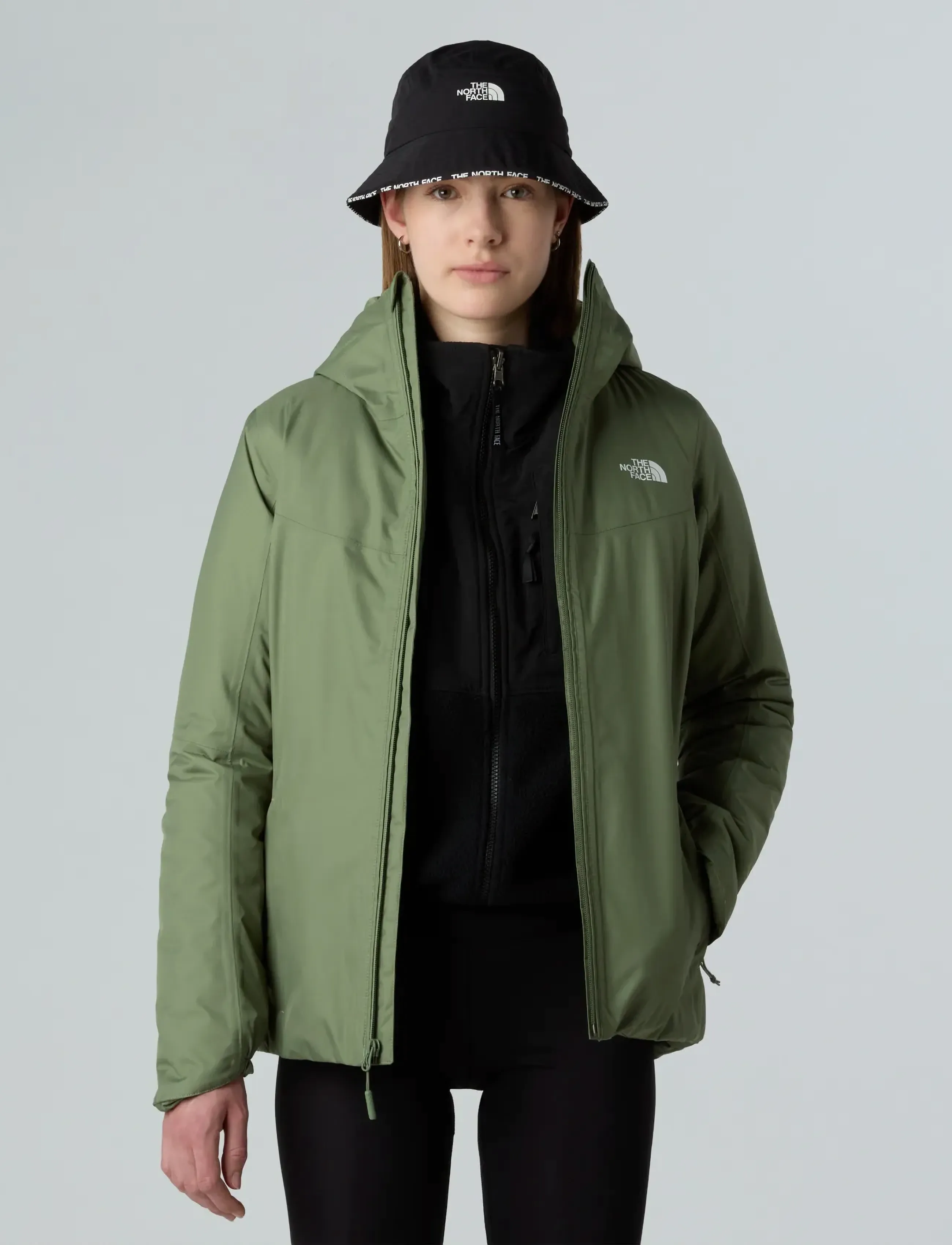 The North Face - W QUEST INSULATED JACKET - EU - friluftsjackor - bark mist - 5