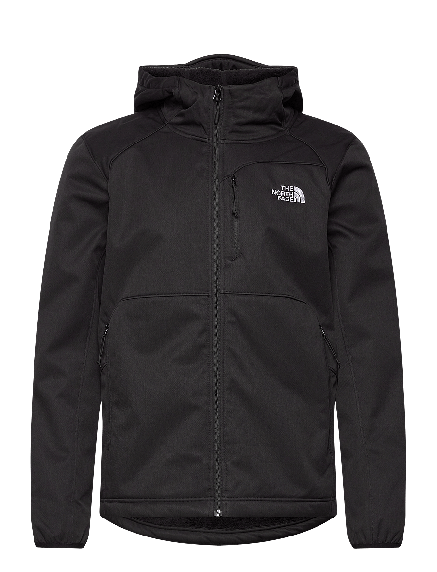 The North Face - M QUEST HOODED SOFTSHELL - friluftsjakker - tnf black-npf - 1