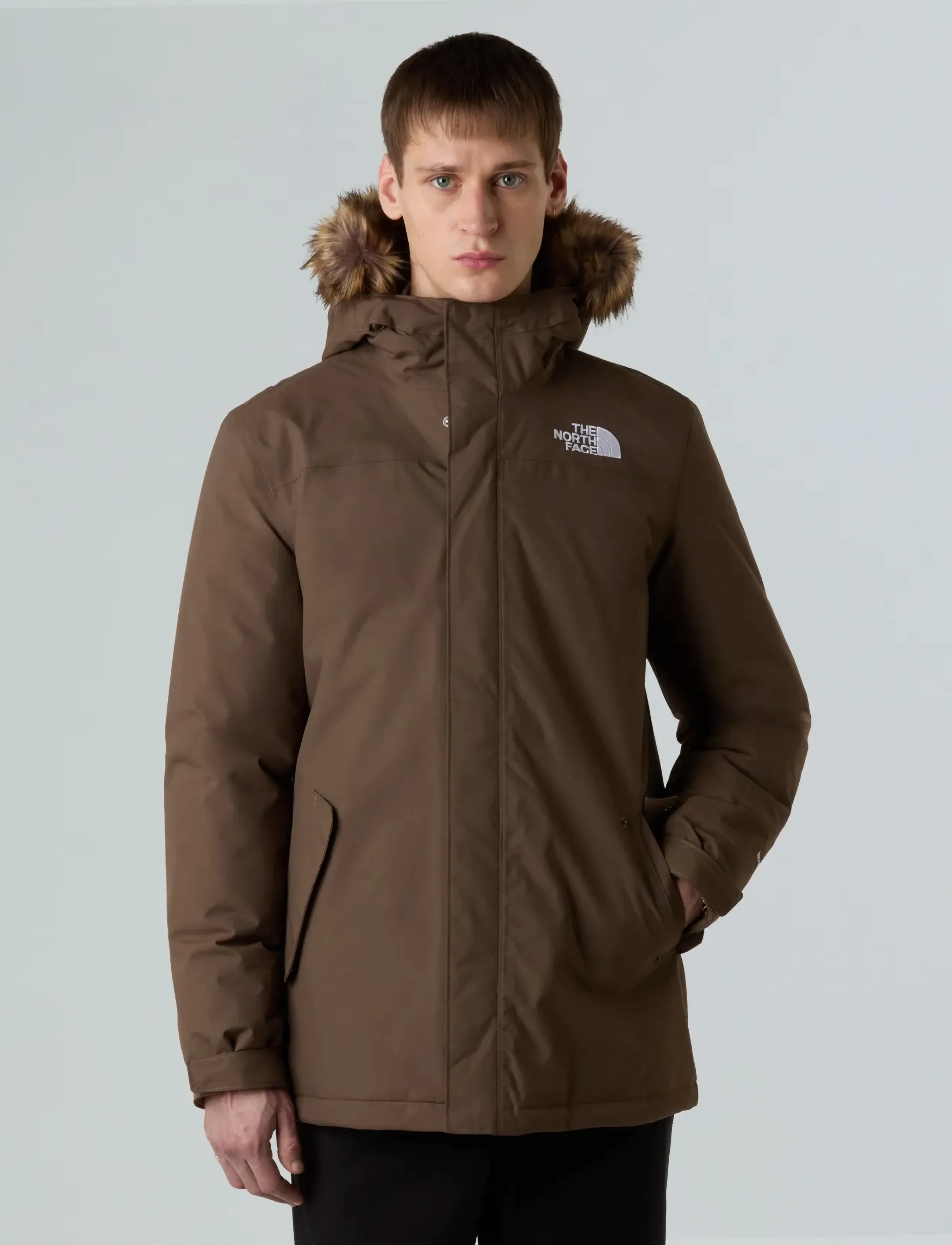 The North Face M Zaneck Jacket, Mænd, Parka, Brun, Str: XL