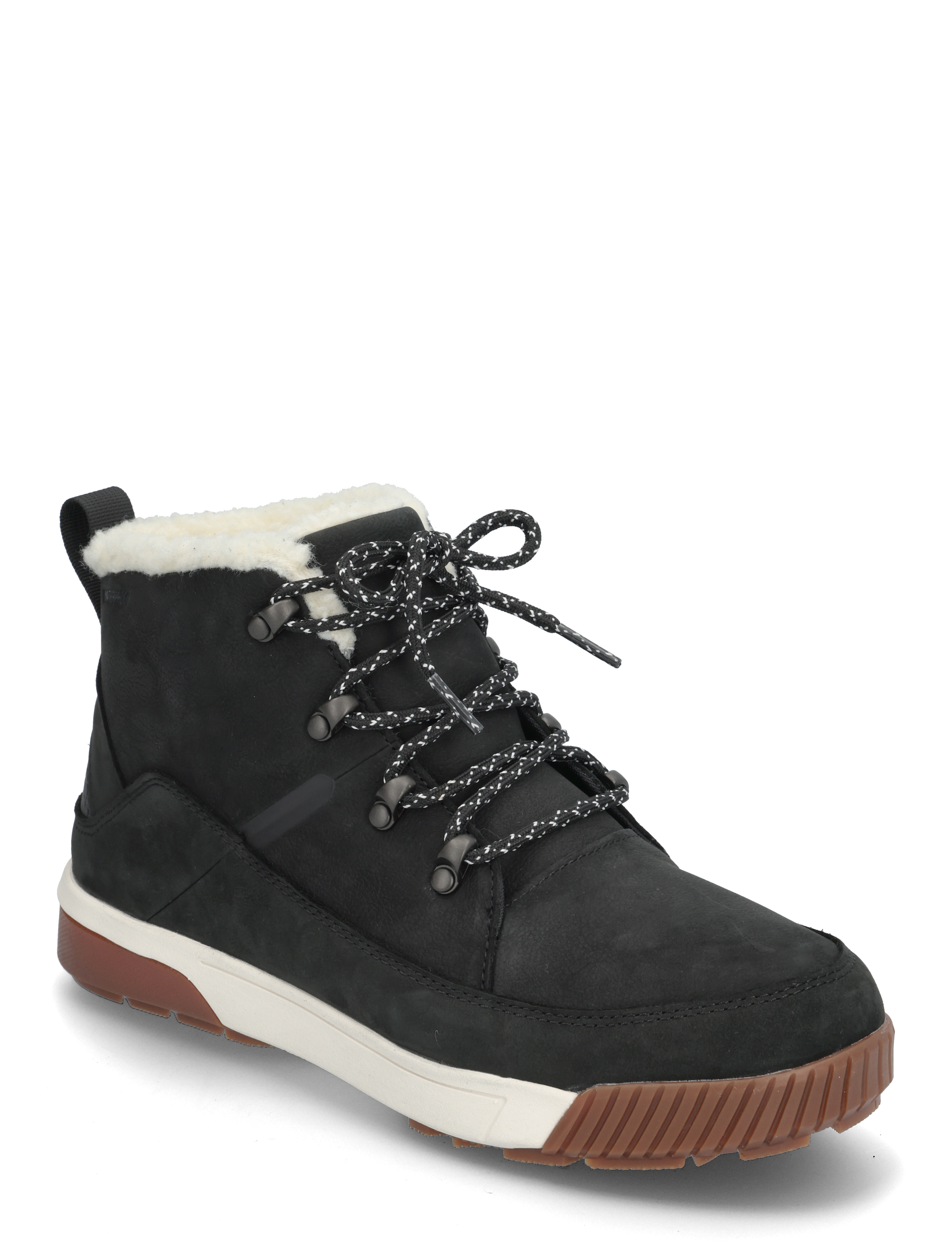 The North Face W SIERRA MID LACE WP - Vintersko - TNF BLACK/GARDENIA WHITE / black