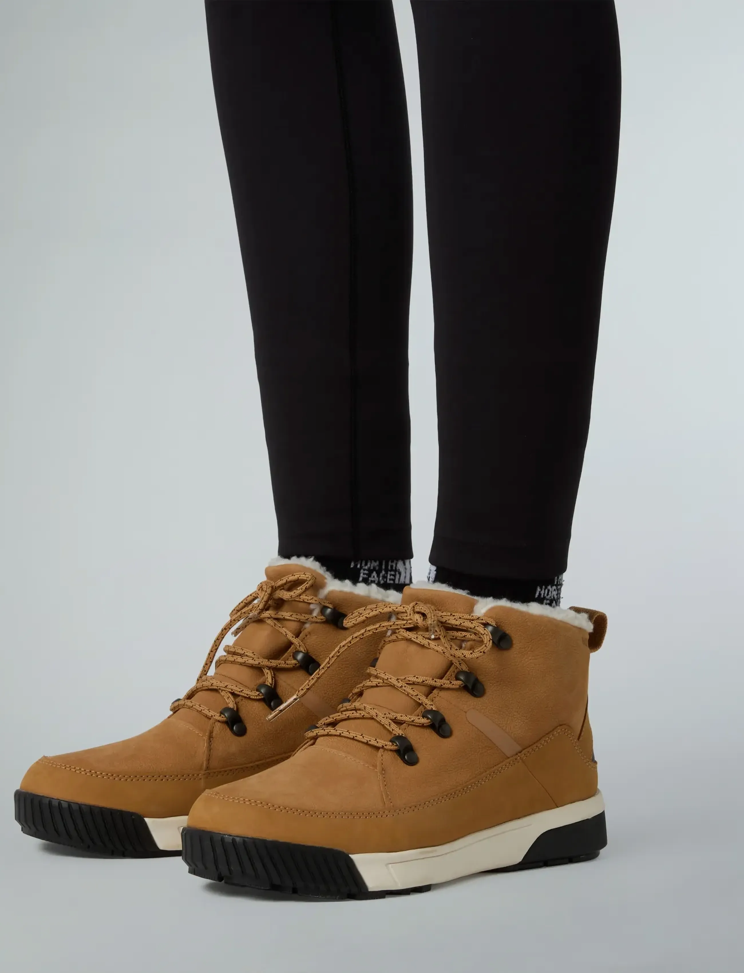 The North Face W Sierra Mid Lace Wp, Damen, Winter Schnürstiefel, Braun, Gr.36