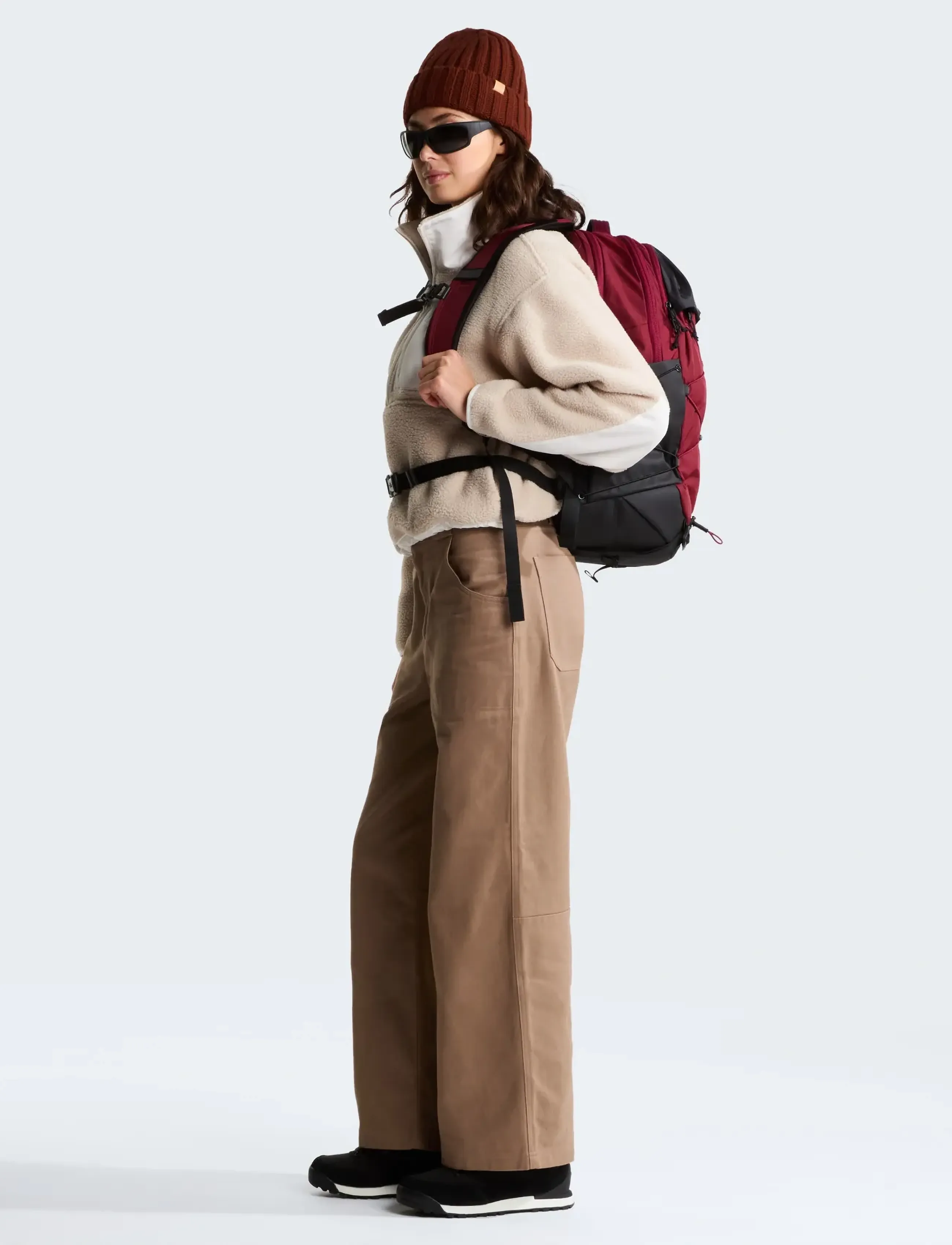 The North Face - BOREALIS - sport-rucksäcke - burgundy crush/tnf blac - 4