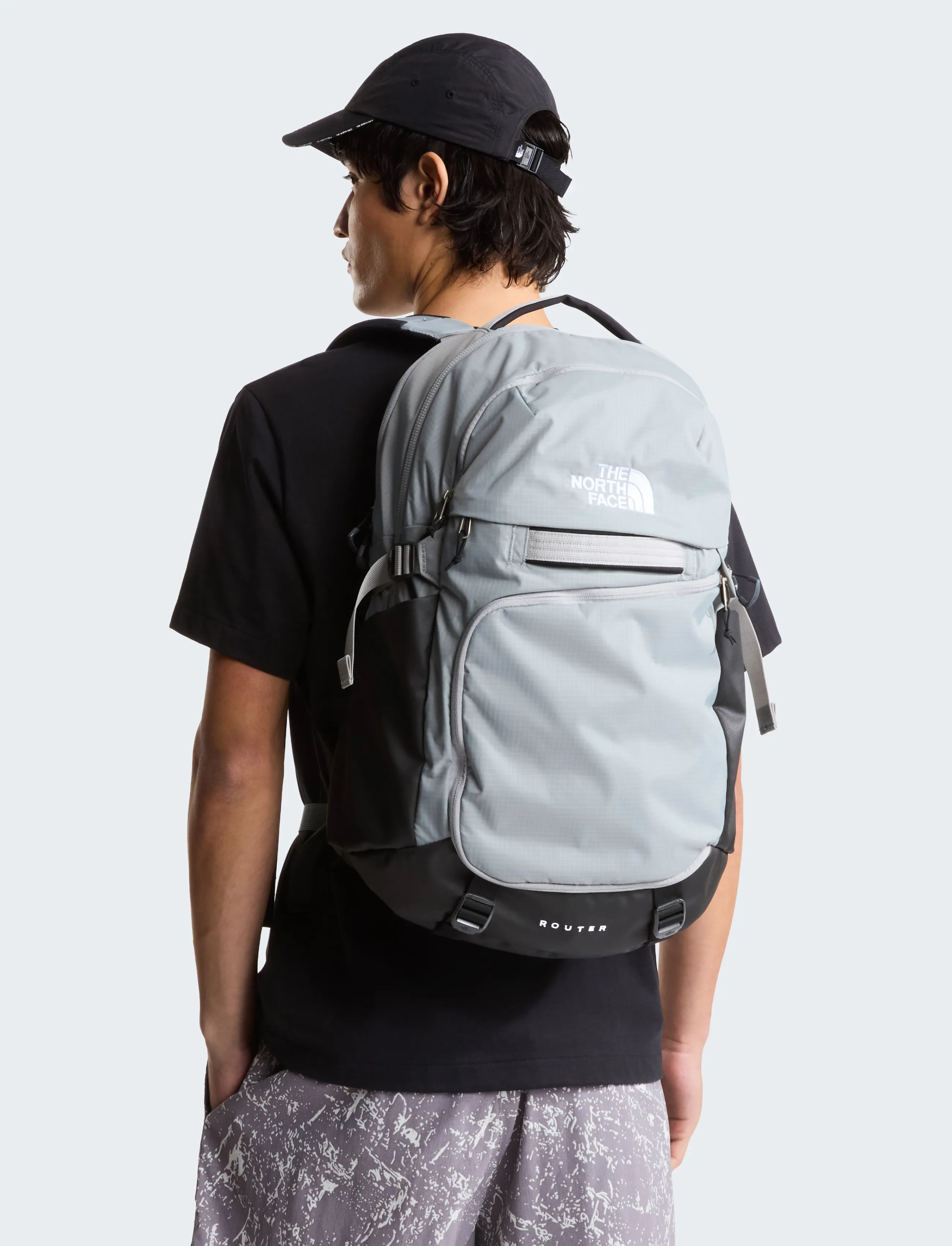 The North Face - ROUTER - sportsrygsække - meld grey-tnf black-npf - 2