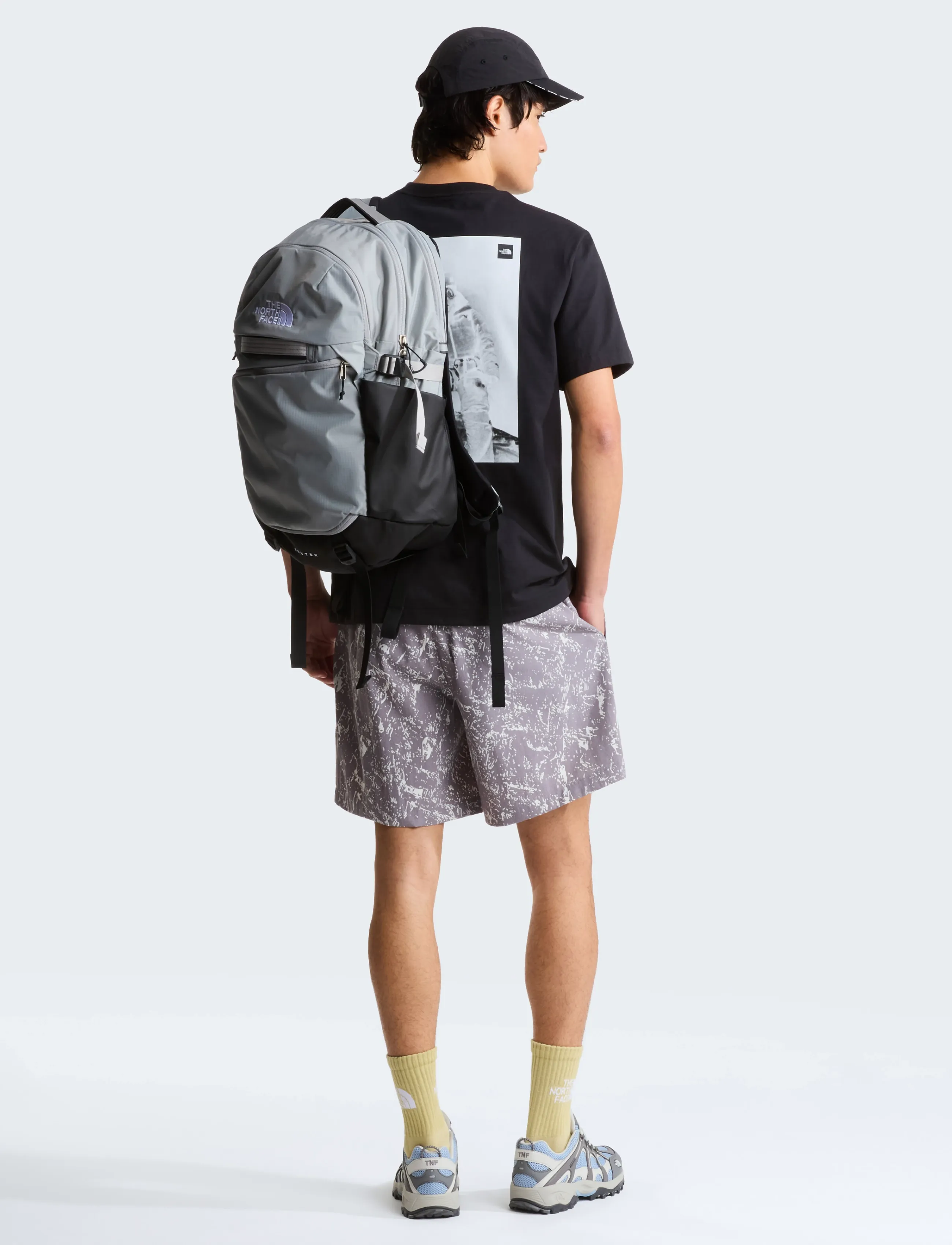 The North Face - ROUTER - sportsrygsække - meld grey-tnf black-npf - 4