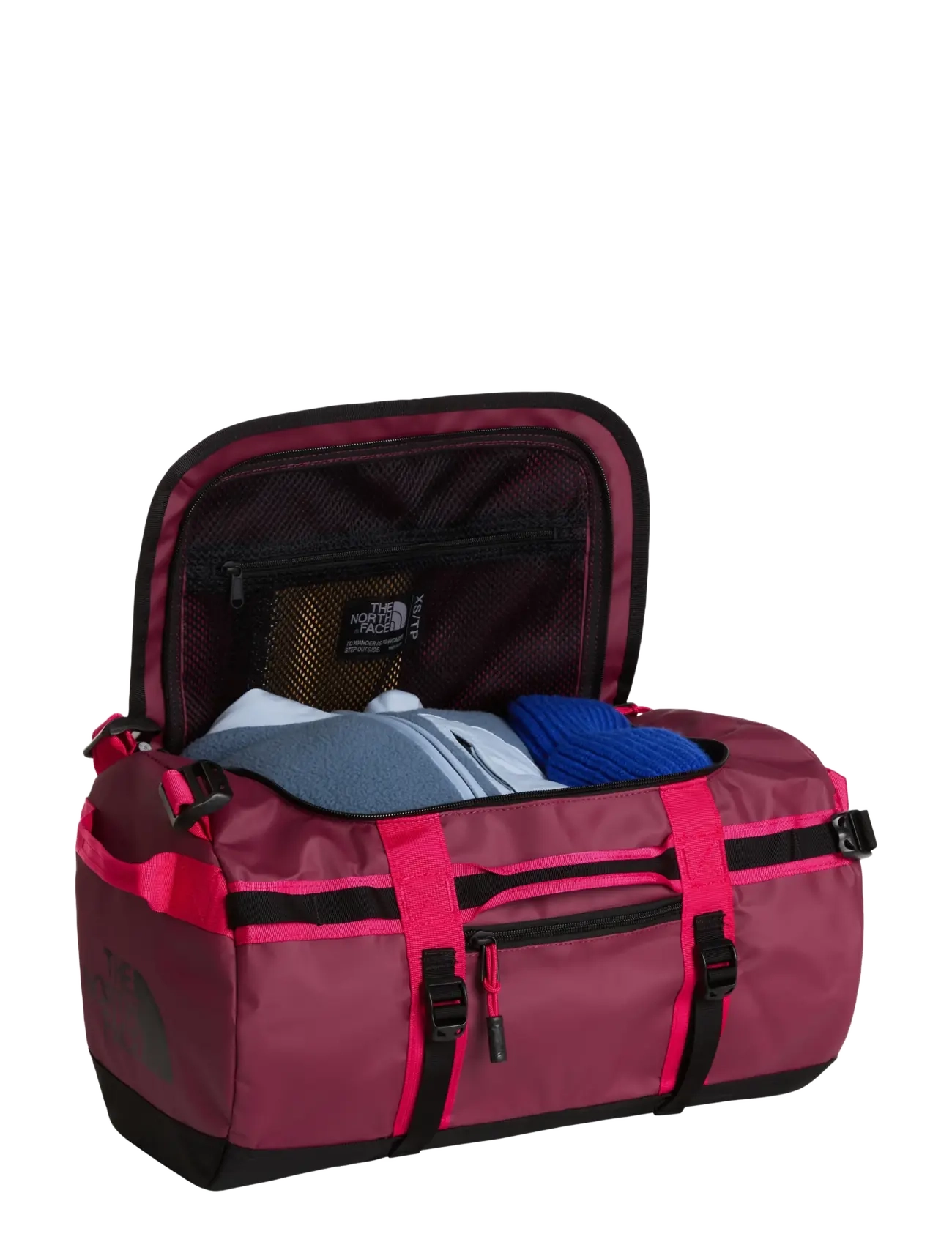 The North Face - BASE CAMP DUFFEL - XS - reisikotid - burgundy crush/tnf blac - 3