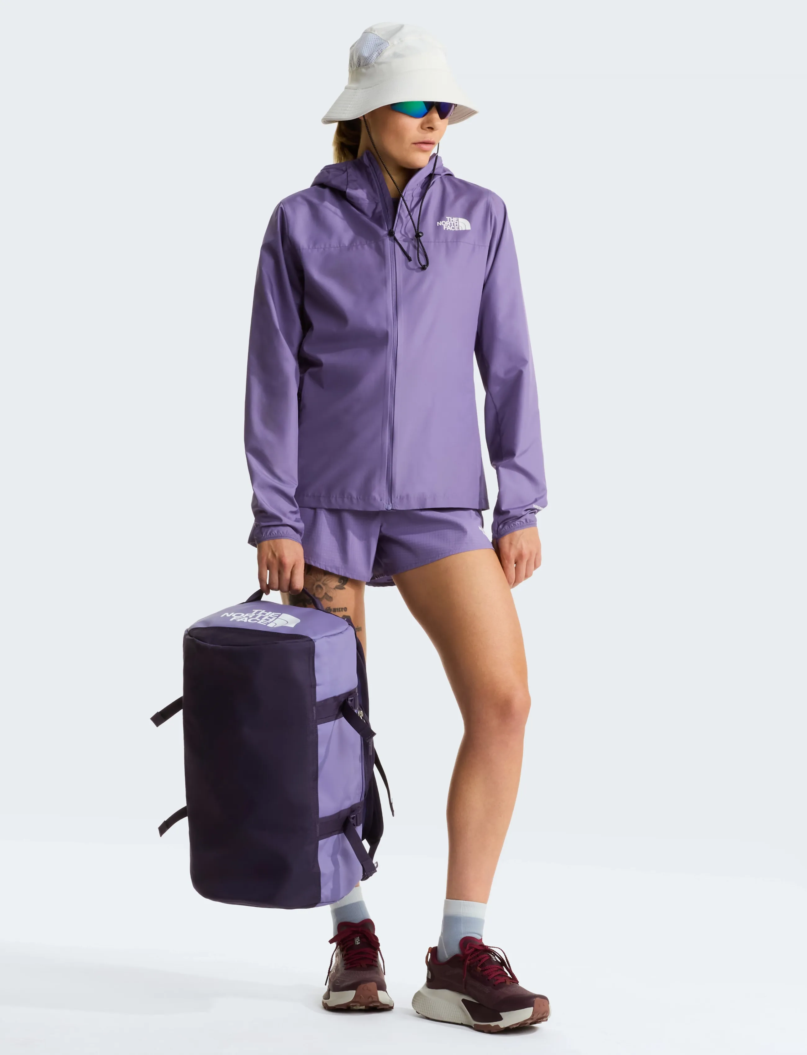 The North Face - BASE CAMP DUFFEL - XS - shop by style - grounded plum/endless d - 2