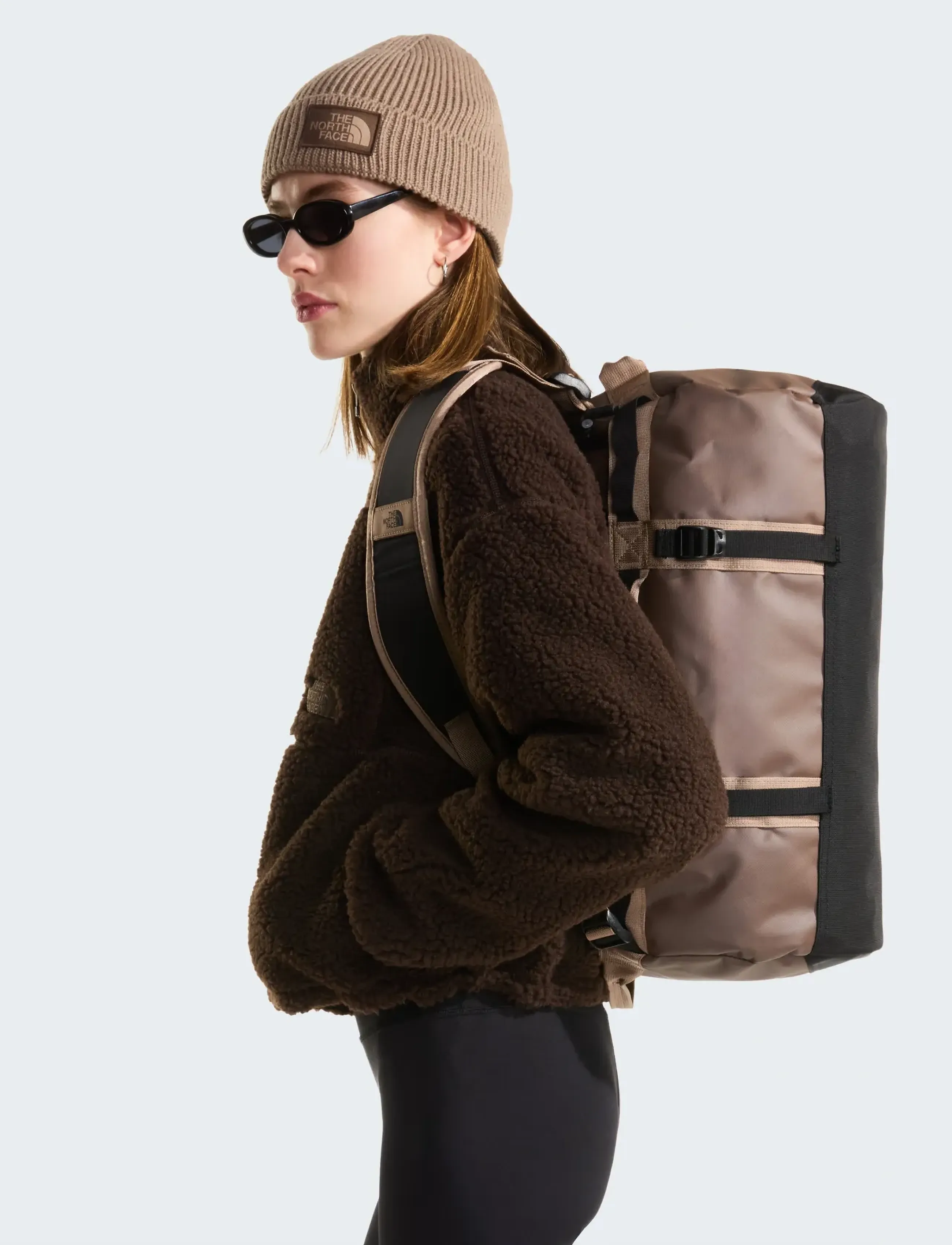 The North Face - BASE CAMP DUFFEL - XS - resväskor - smokey brown/tnf black/ - 3