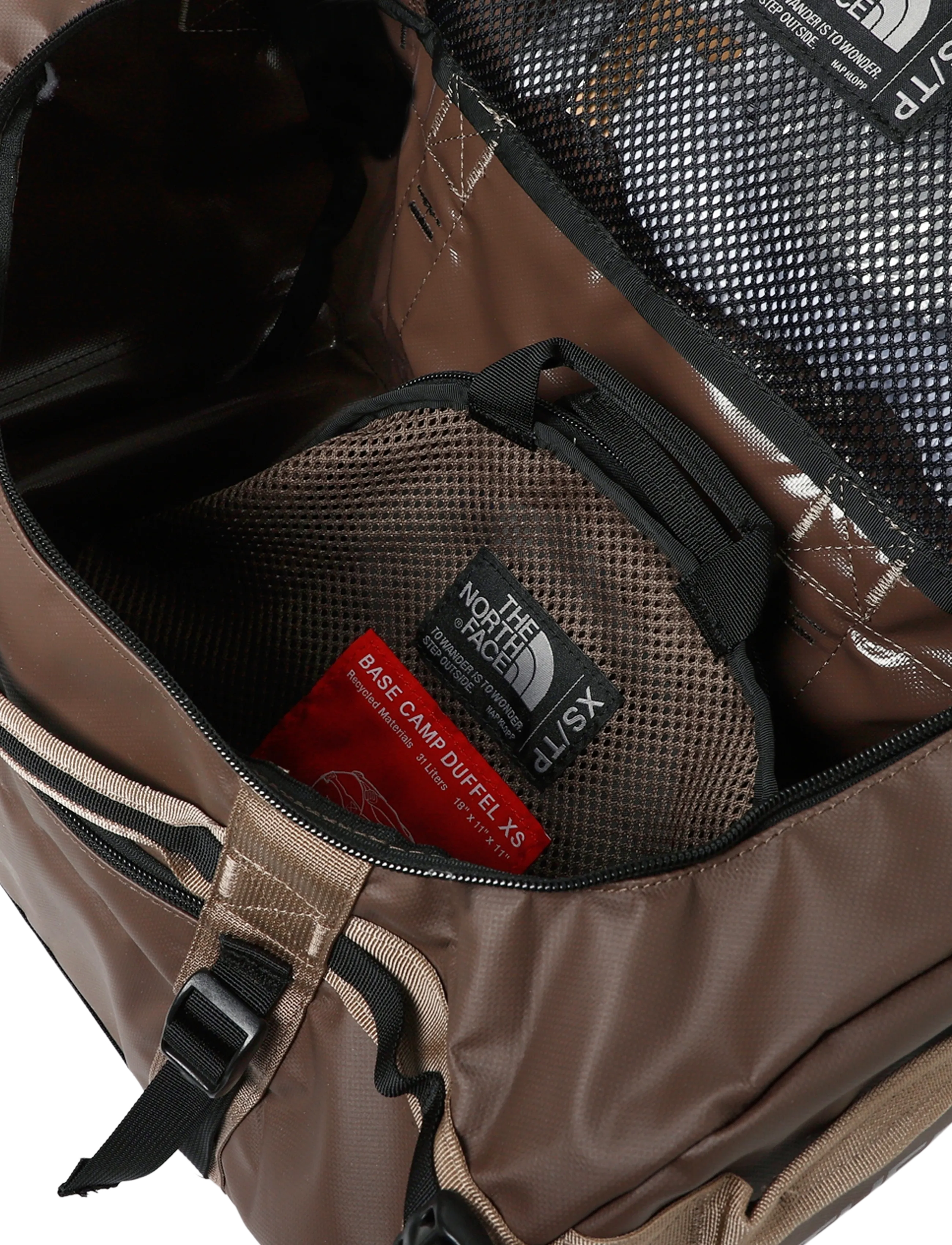 The North Face - BASE CAMP DUFFEL - XS - resväskor - smokey brown/tnf black/ - 5