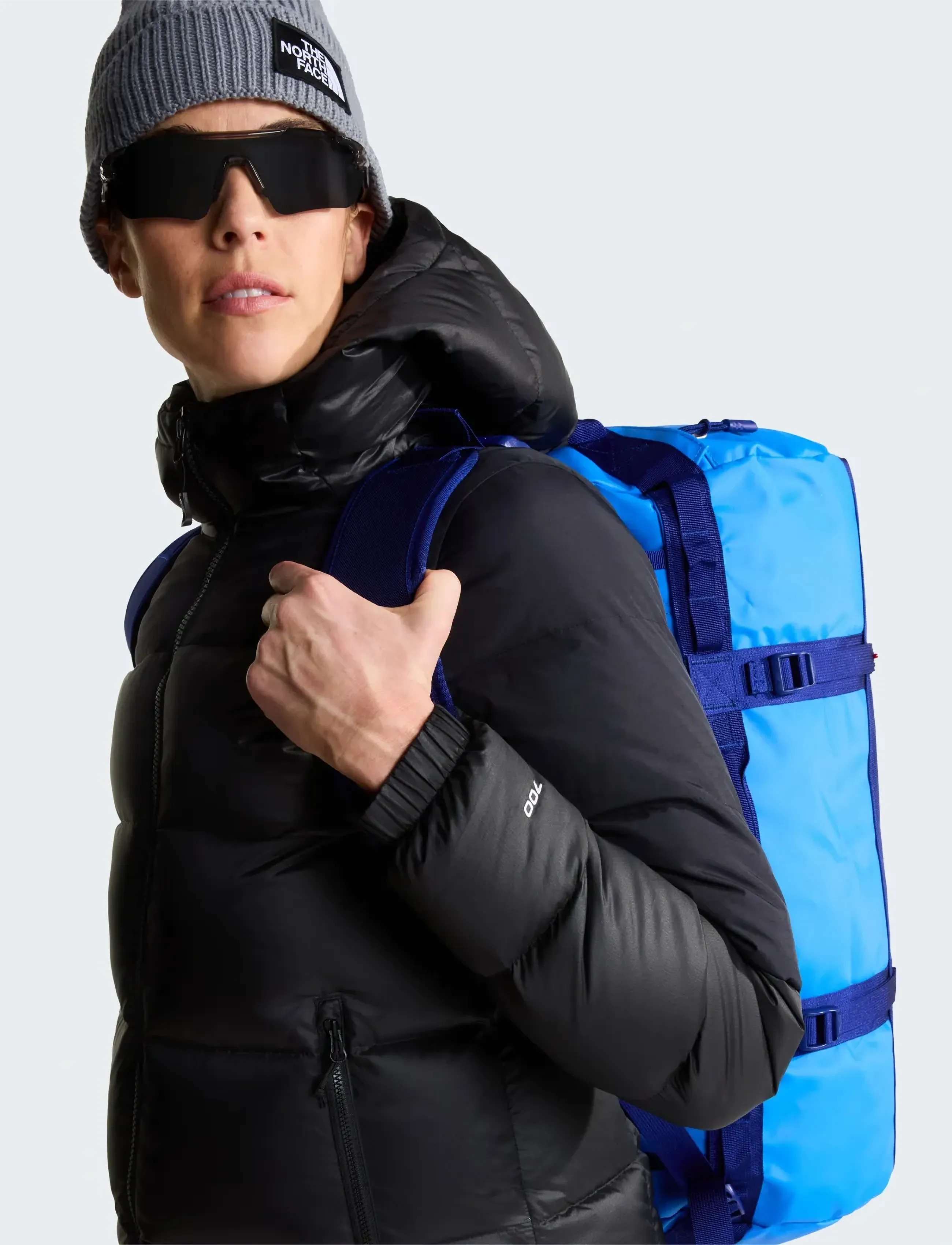 The North Face - BASE CAMP DUFFEL - S - sport backpacks - active blue/bold blue - 3