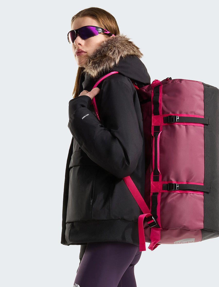 The North Face - BASE CAMP DUFFEL - S - sport-rucksäcke - burgundy crush/tnf blac - 3