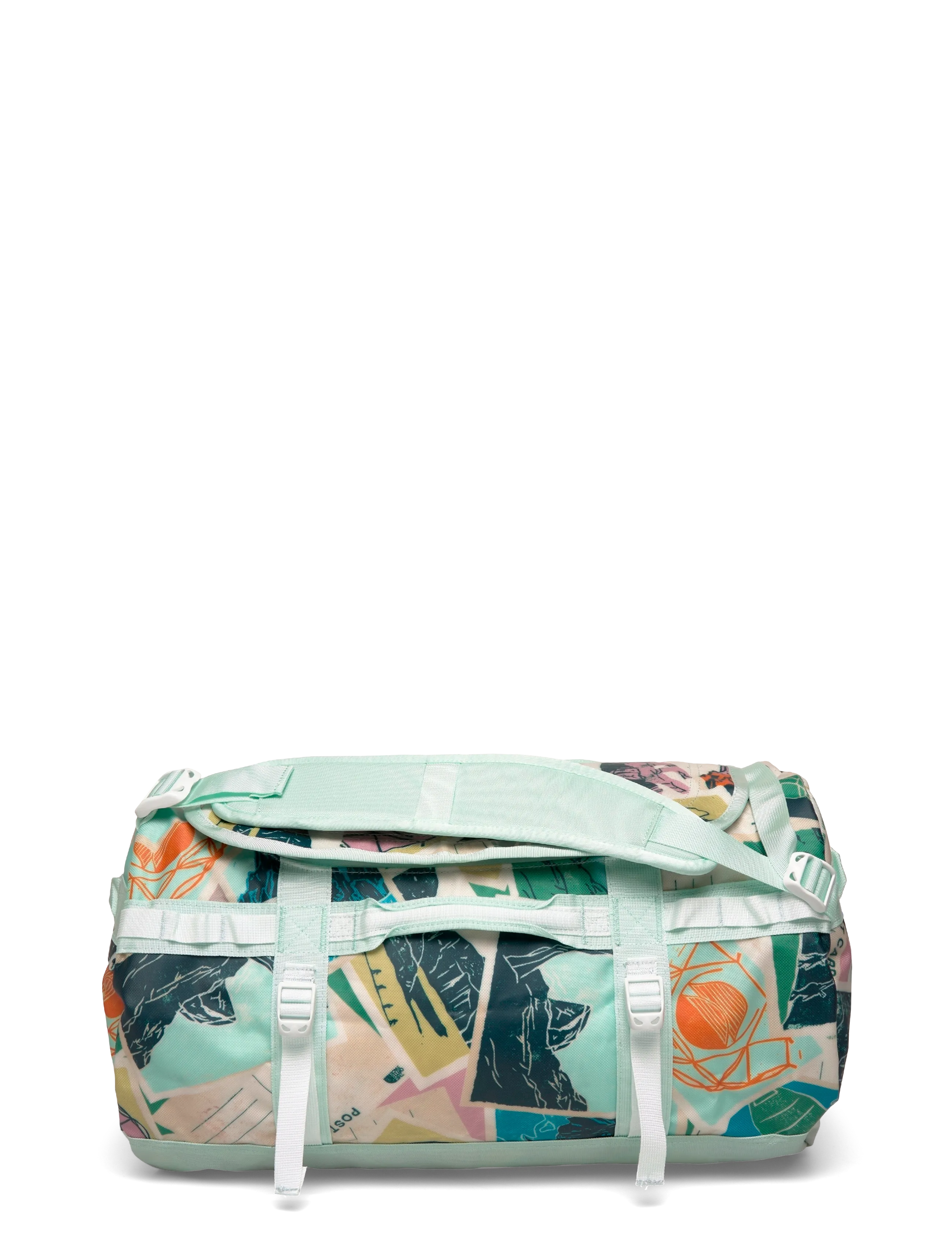 The North Face BASE CAMP DUFFEL - S - Sporttassen - OPAL FROST TNF POSTCARD / multi
