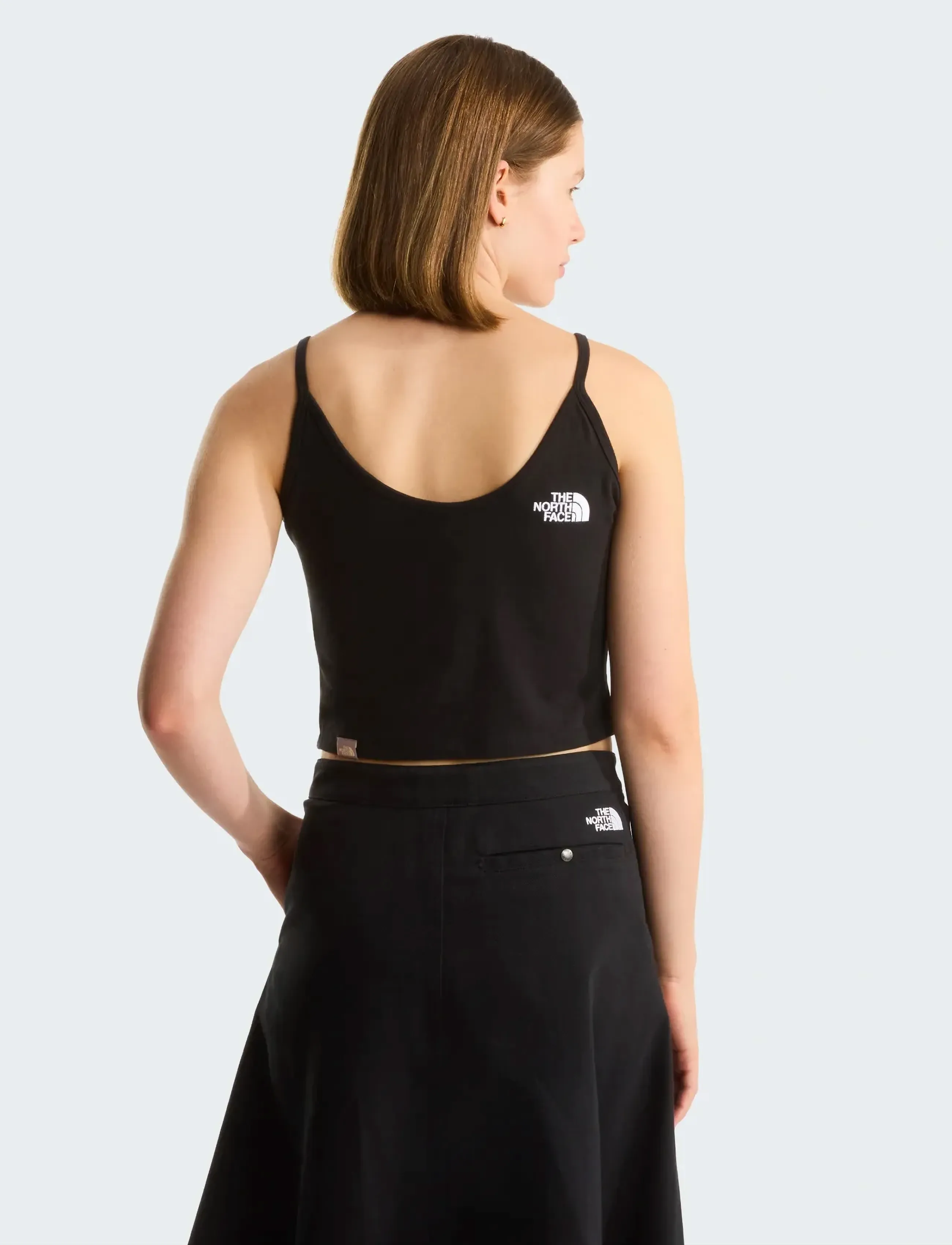 The North Face - W SIMPLE DOME SLIM CROP TANK - crop-tops - black - 5