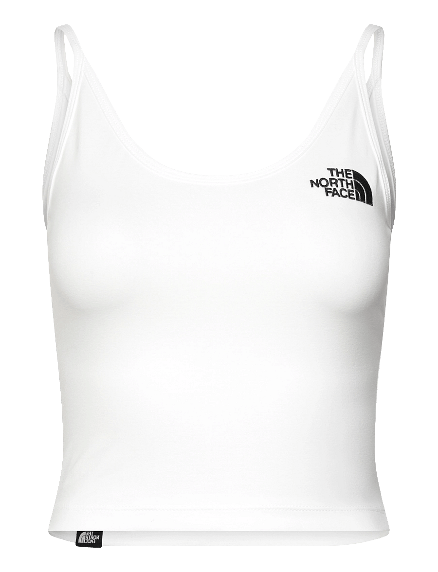 The North Face - W SLIM CROP TANK - crop-tops - white - 1