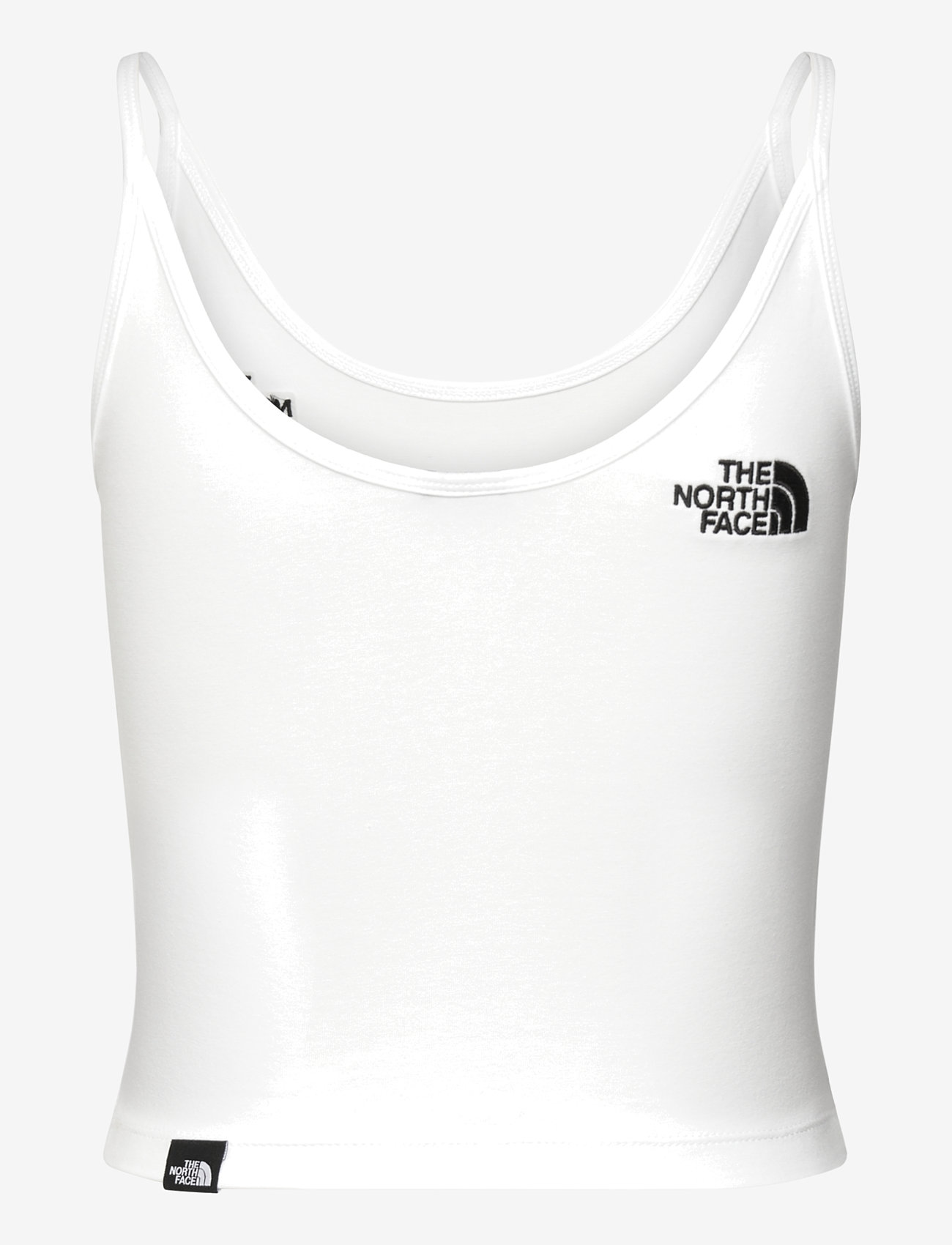 The North Face - W SIMPLE DOME SLIM CROP TANK - crop-tops - white - 2