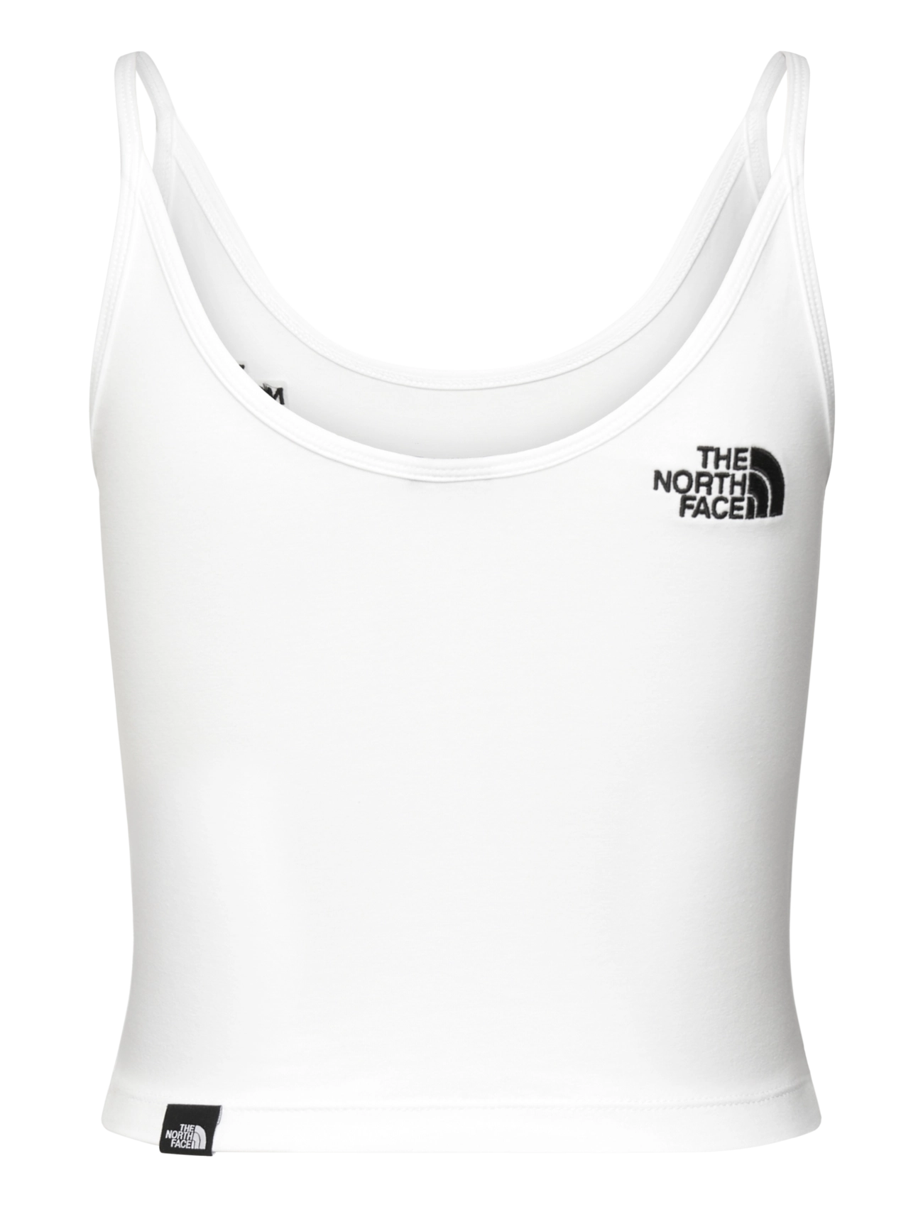 The North Face - W SIMPLE DOME SLIM CROP TANK - berankoviai marškinėliai - white - 2