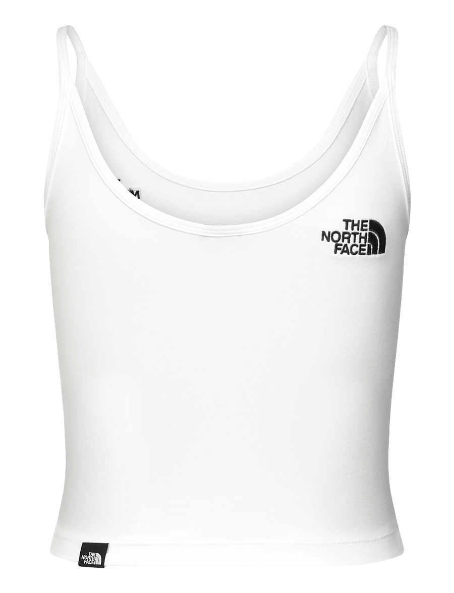 The North Face - W SLIM CROP TANK - crop-tops - white - 2