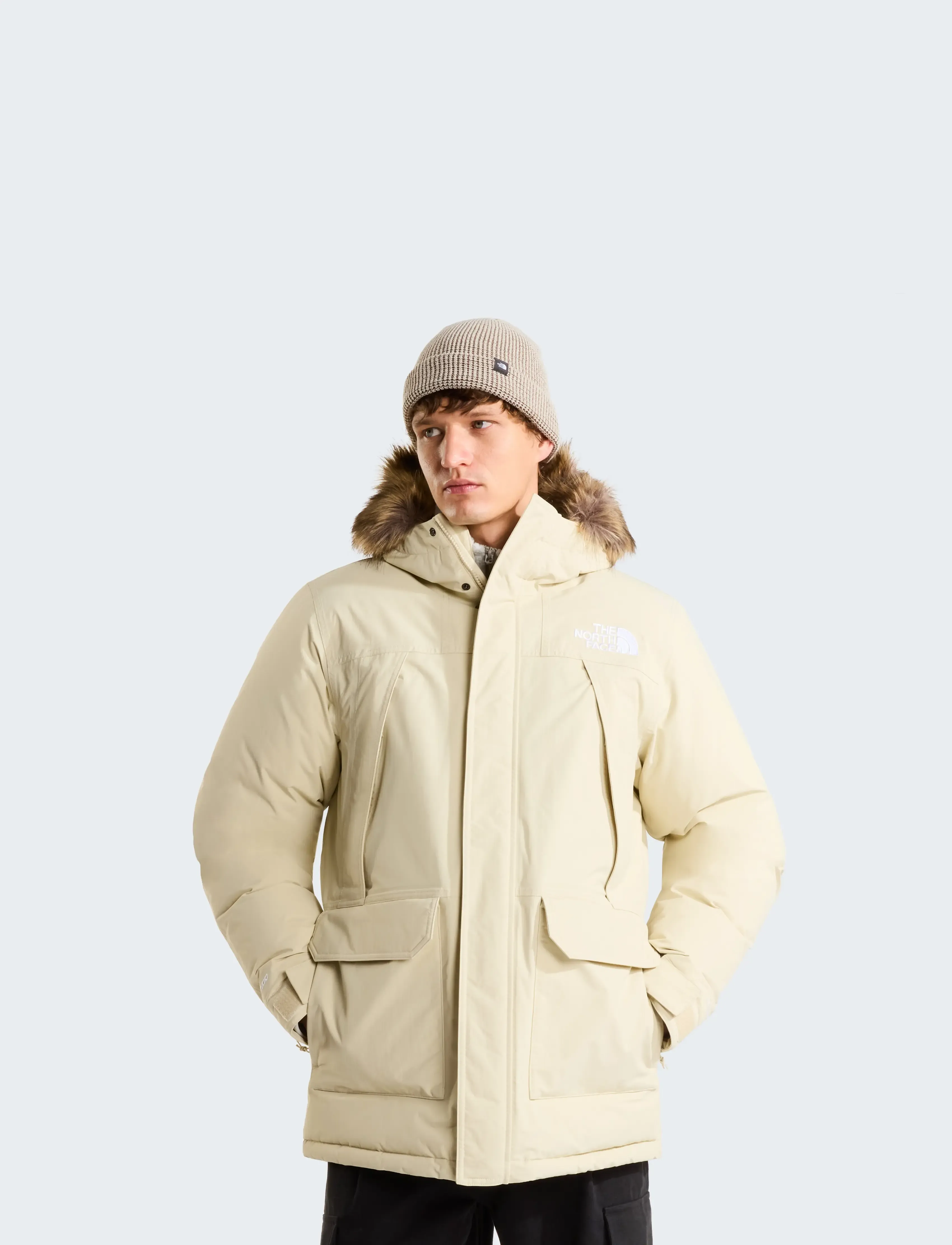 The North Face M MCMURDO PARKA - Parkas - DESERT STONE / beige