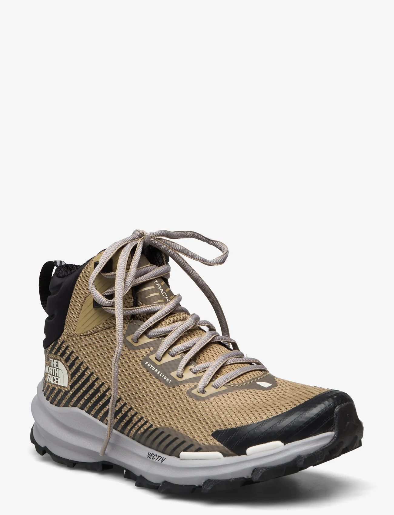 The North Face - W VECTIV FASTPACK MID FUTURELIGHT - hiking shoes - kelp tan/tnf black - 0