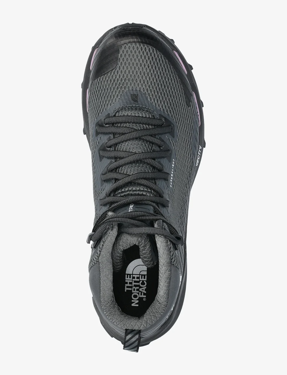 The North Face - W VECTIV FASTPACK MID FUTURELIGHT - Žieminiai batai - tnf black/asphalt grey - 4