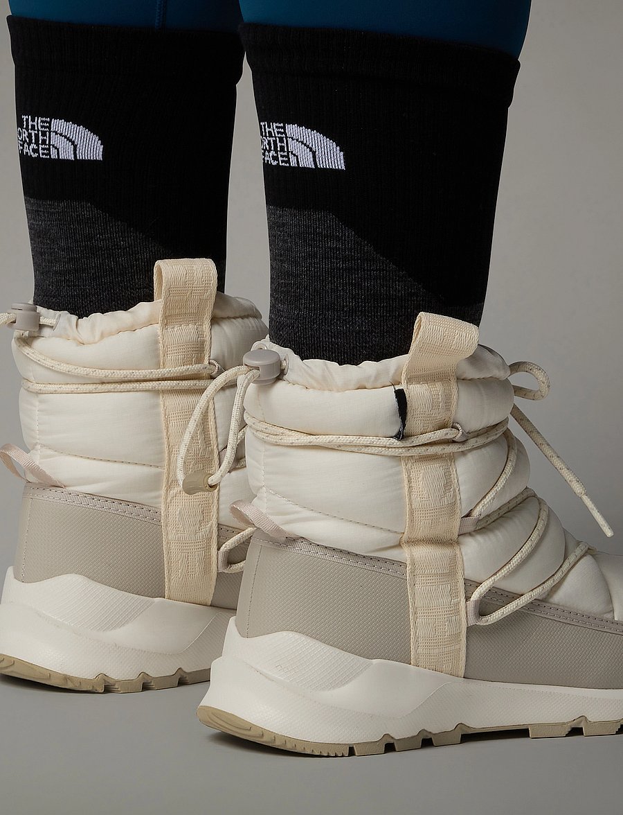 The North Face - W THERMOBALL LACE UP WP - vinterstøvler - gardenia white/silvergrey - 0