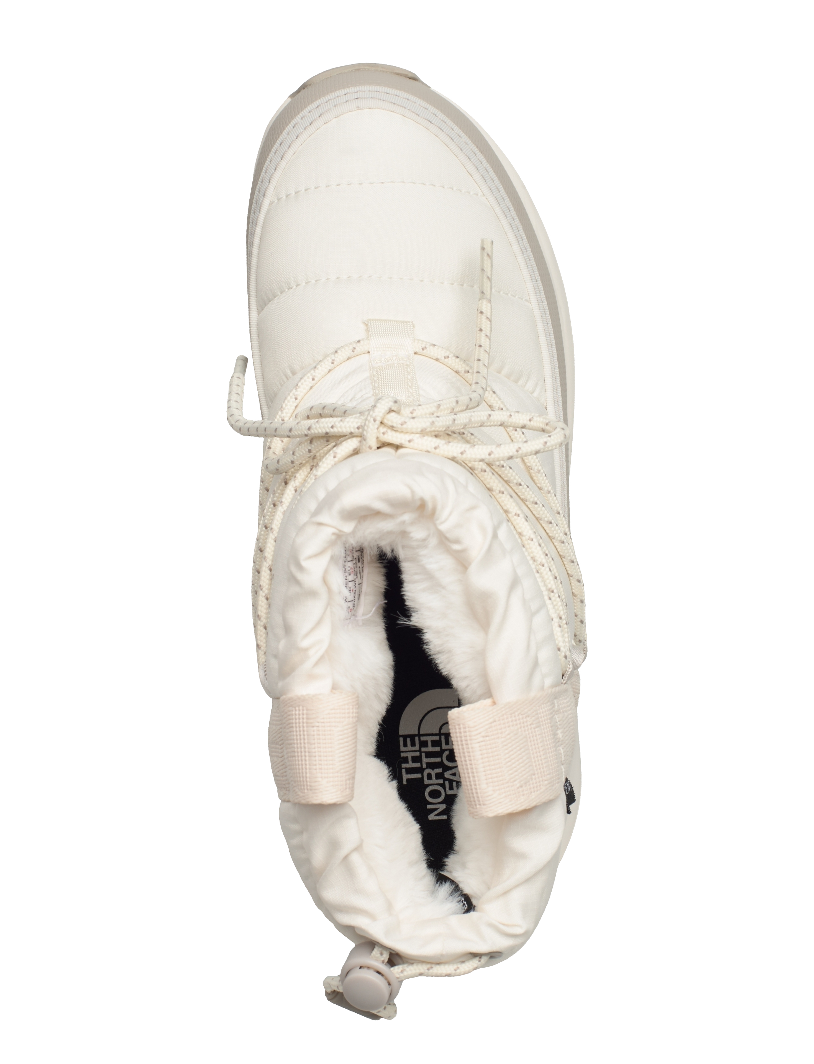 The North Face - W THERMOBALL LACE UP WP - winter boots - gardenia white/silvergrey - 4