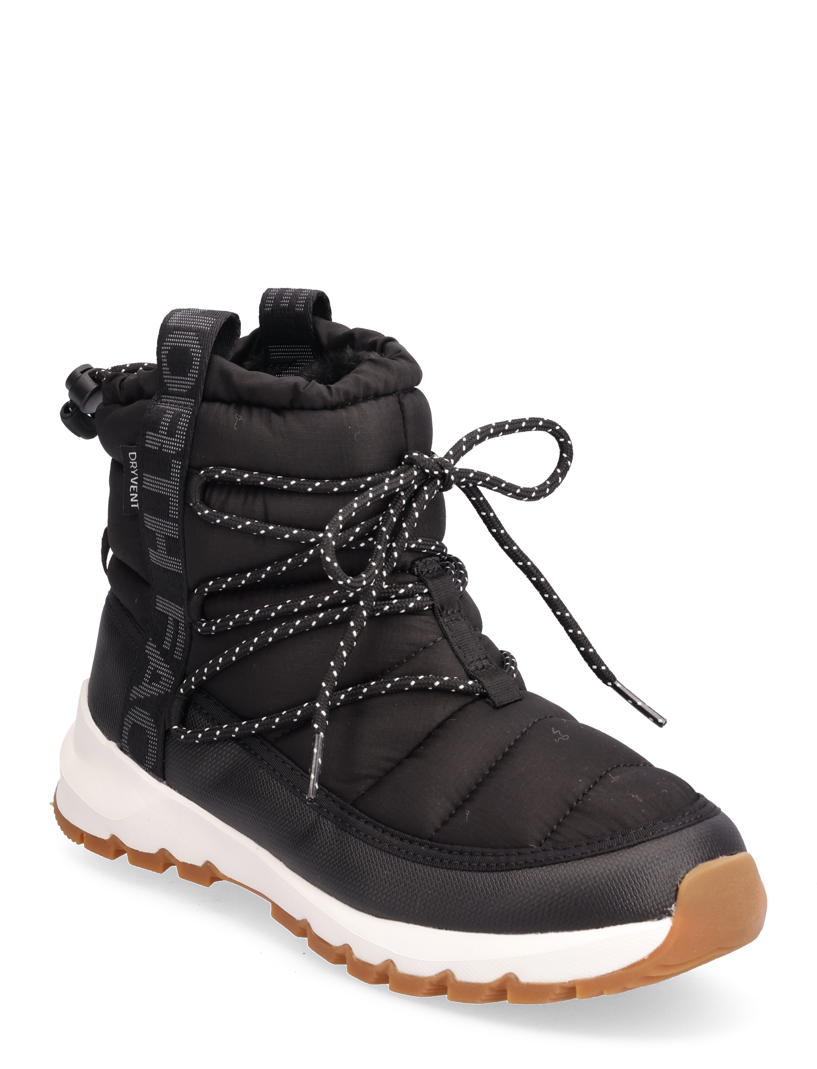 The North Face W THERMOBALL LACE UP WP - Vintersko - TNF BLACK/GARDENIA WHITE / black